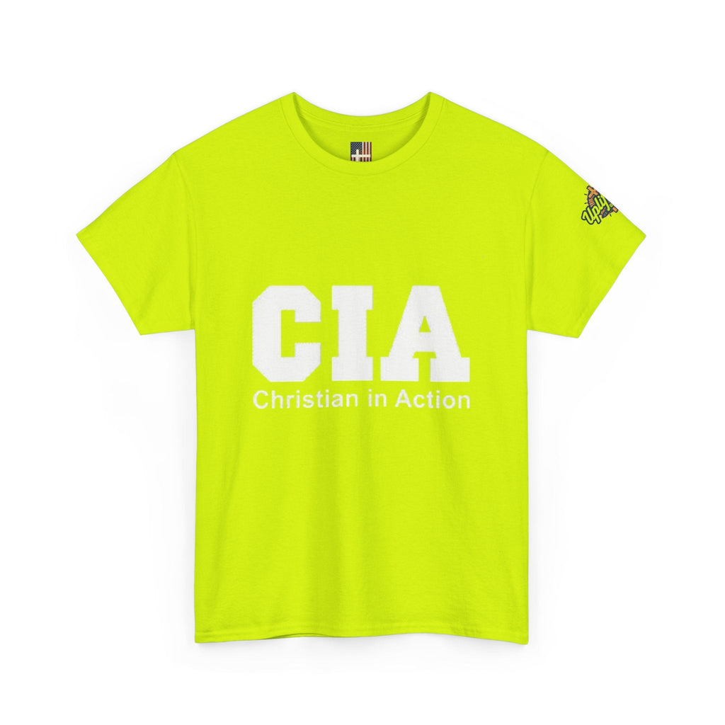 CIA Christian in Action T-shirt - Funny Faith Parody T-shirt - Mission Ready Apparel Printify