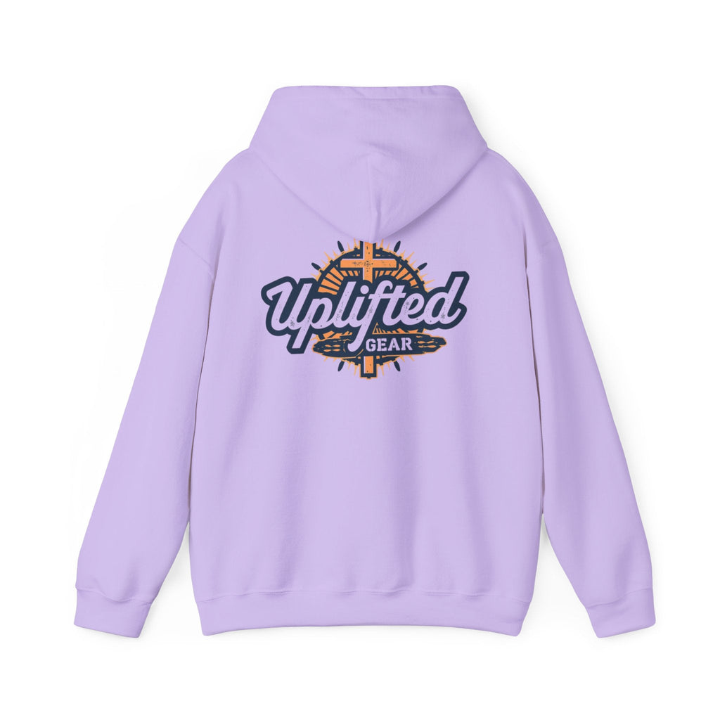 Uplifted Gear Christian Hoodie – Bold Logo Faith Hoodie for Inspired Living Printify