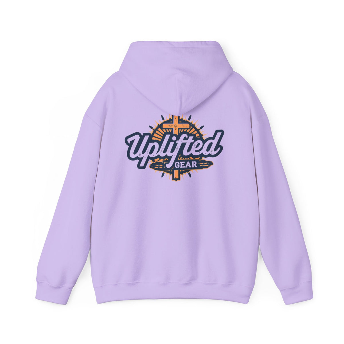 Uplifted Gear Christian Hoodie – Bold Logo Faith Hoodie for Inspired Living Printify