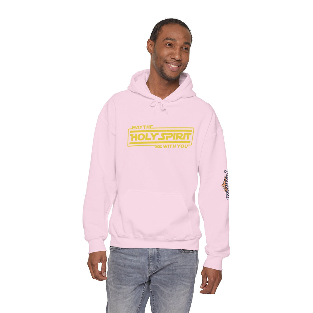 May the Holy Spirit Be With You Hoodie - Christian Star Wars Parody Hoodie Printify
