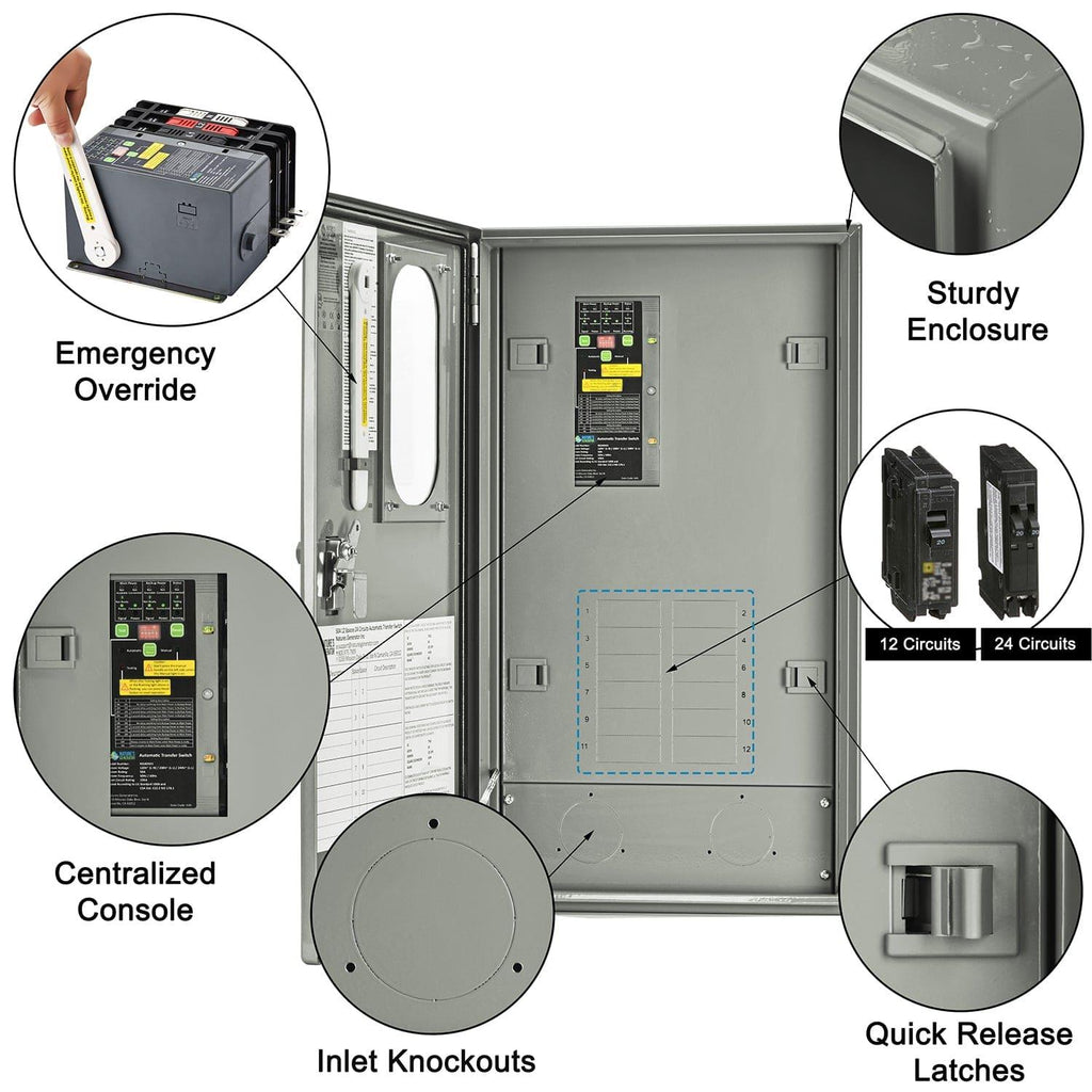50A Automatic Generator Transfer Switch Nature's Generator