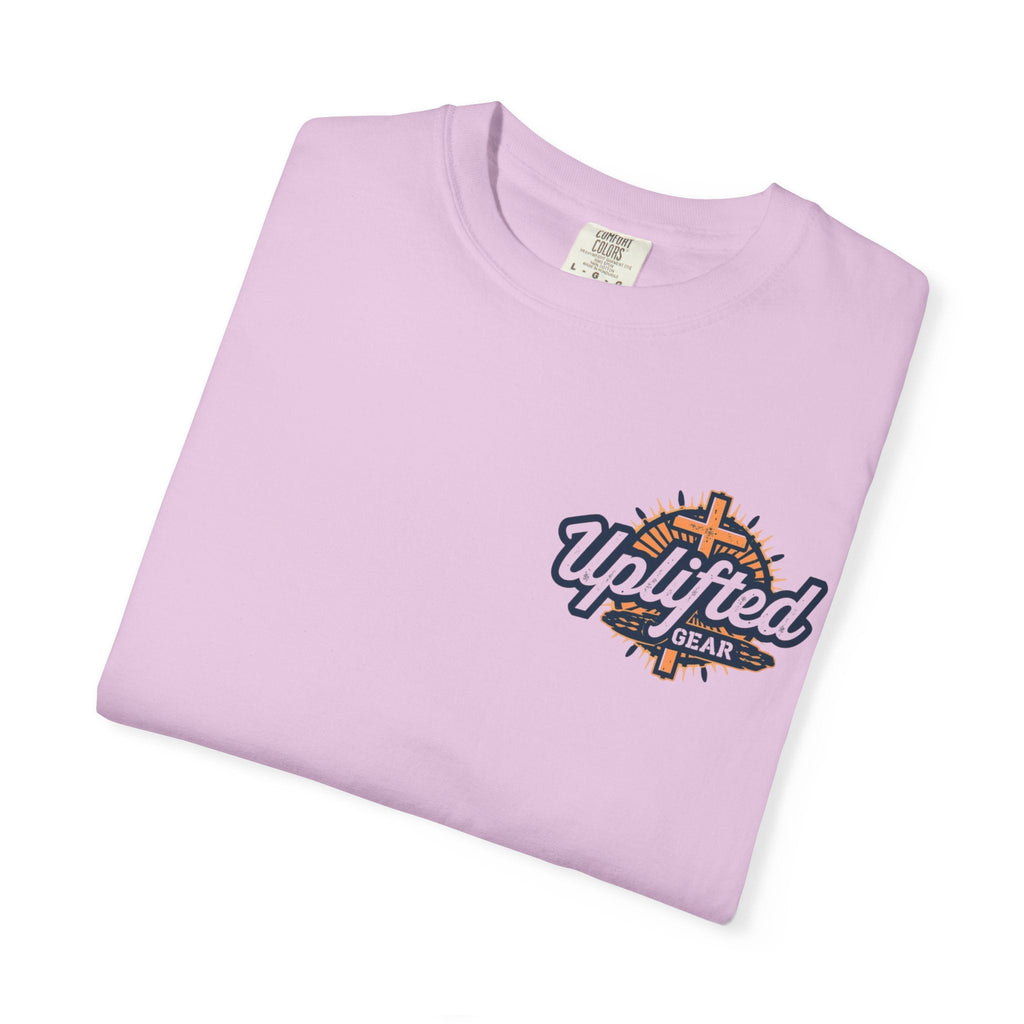 Faith Over Fear T-shirt – Graffiti Wall Christian T-shirt for Bold 2 Corinthians 5:7 Streetwear & Unshakable Faith Printify