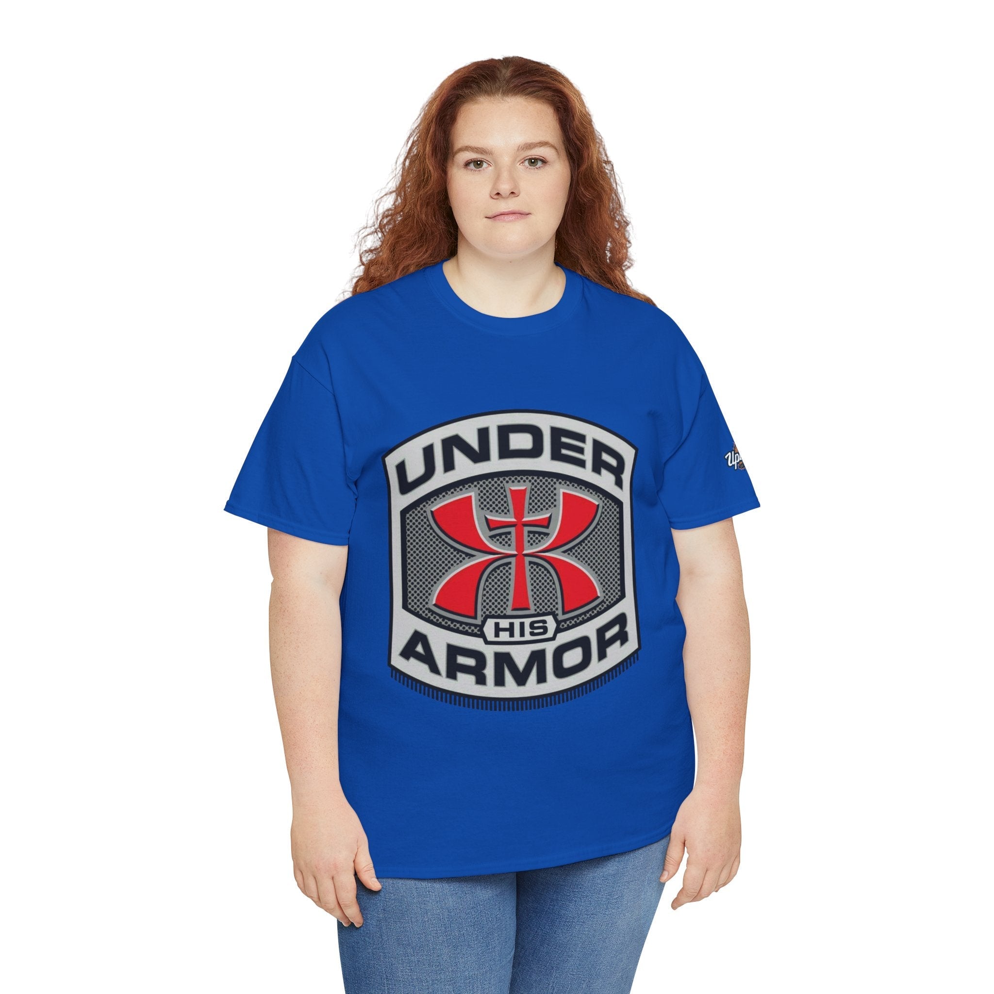 Under HIS Armor Christian T-Shirt — Faith-Inspired Under Armour Style Printify