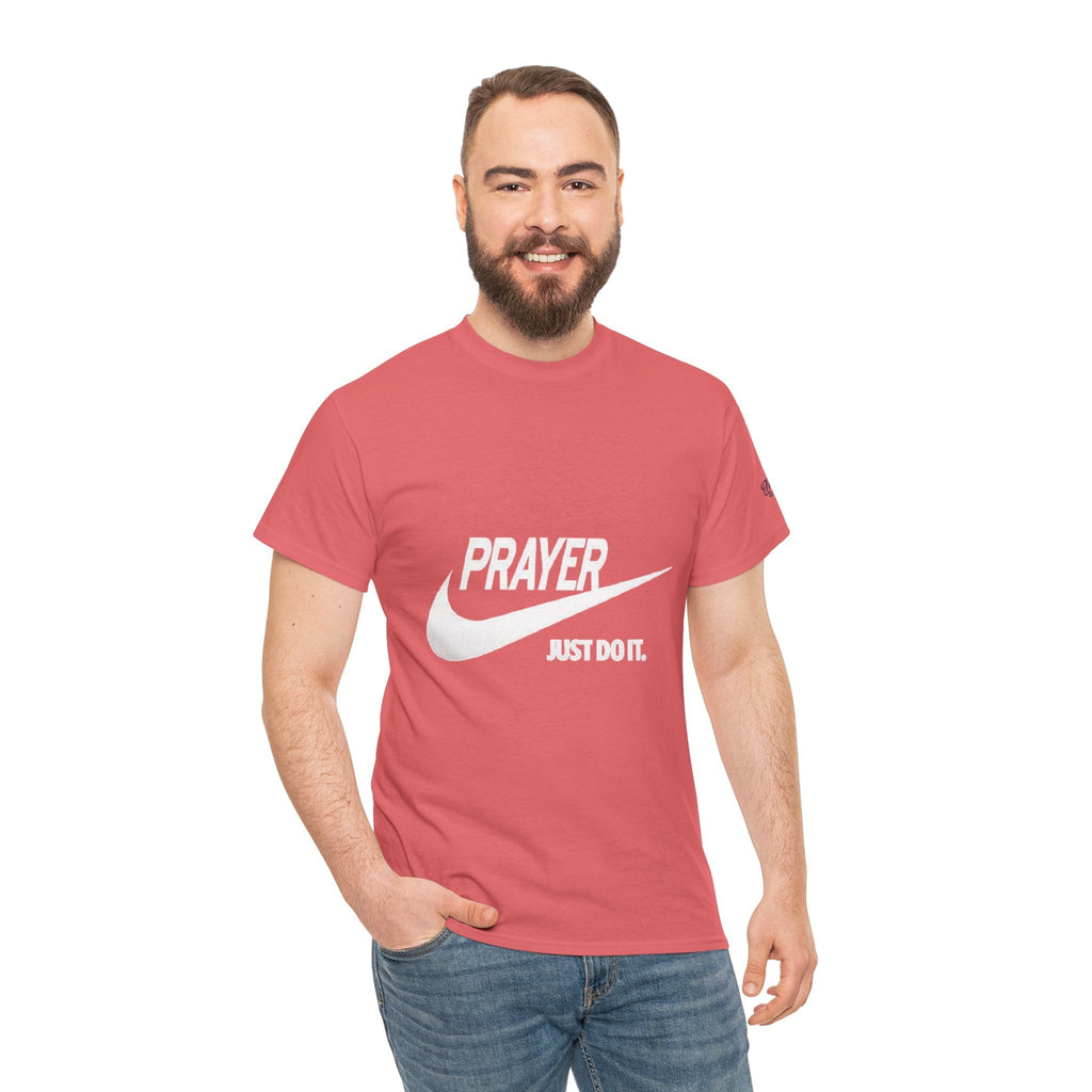 Prayer Just Do It T-shirt - Funny Christian Nike Parody T-shirt - Faith Gear Printify