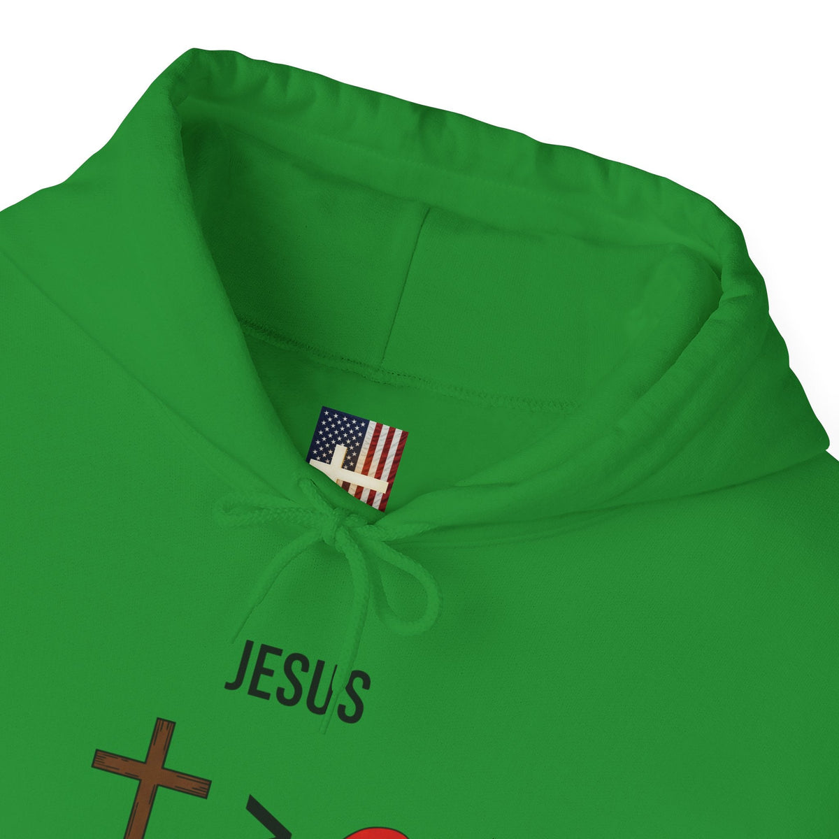 🎄 Jesus > Santa – Minimalist Christian Christmas Hoodie | Bold Faith Over Holiday Tee | Cross vs Santa Hat Design | Uplifted Gear Printify
