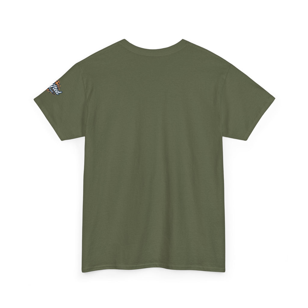 MAGA Gold Letter T-Shirt — "Make America Great Again" Printify