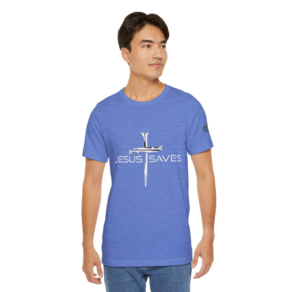 Copy of Jesus Saves T-shirt – 3 Nails Crucifix Cross Christian T-shirt for Redemption Faith & Bold Salvation Printify