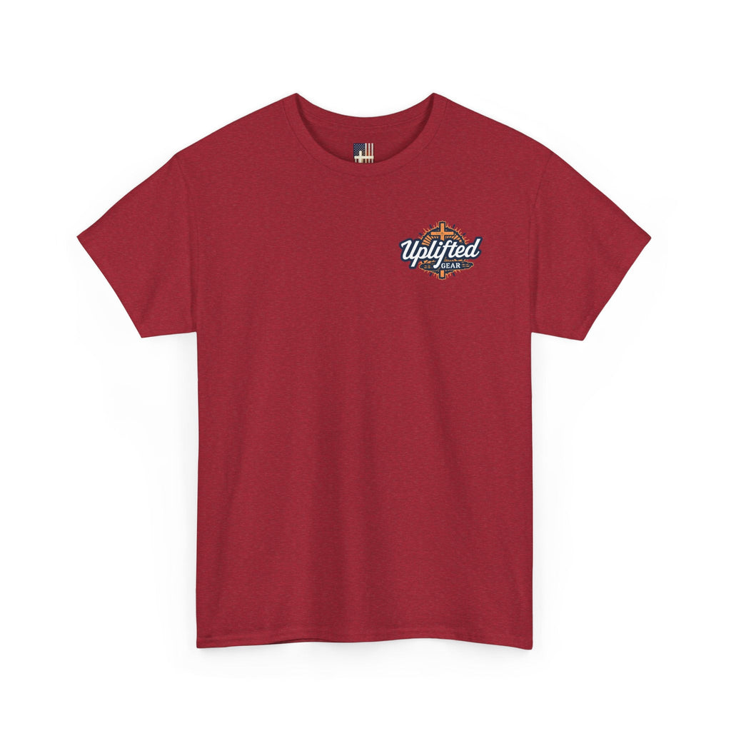 Walk By Faith Footprint T-Shirt Printify