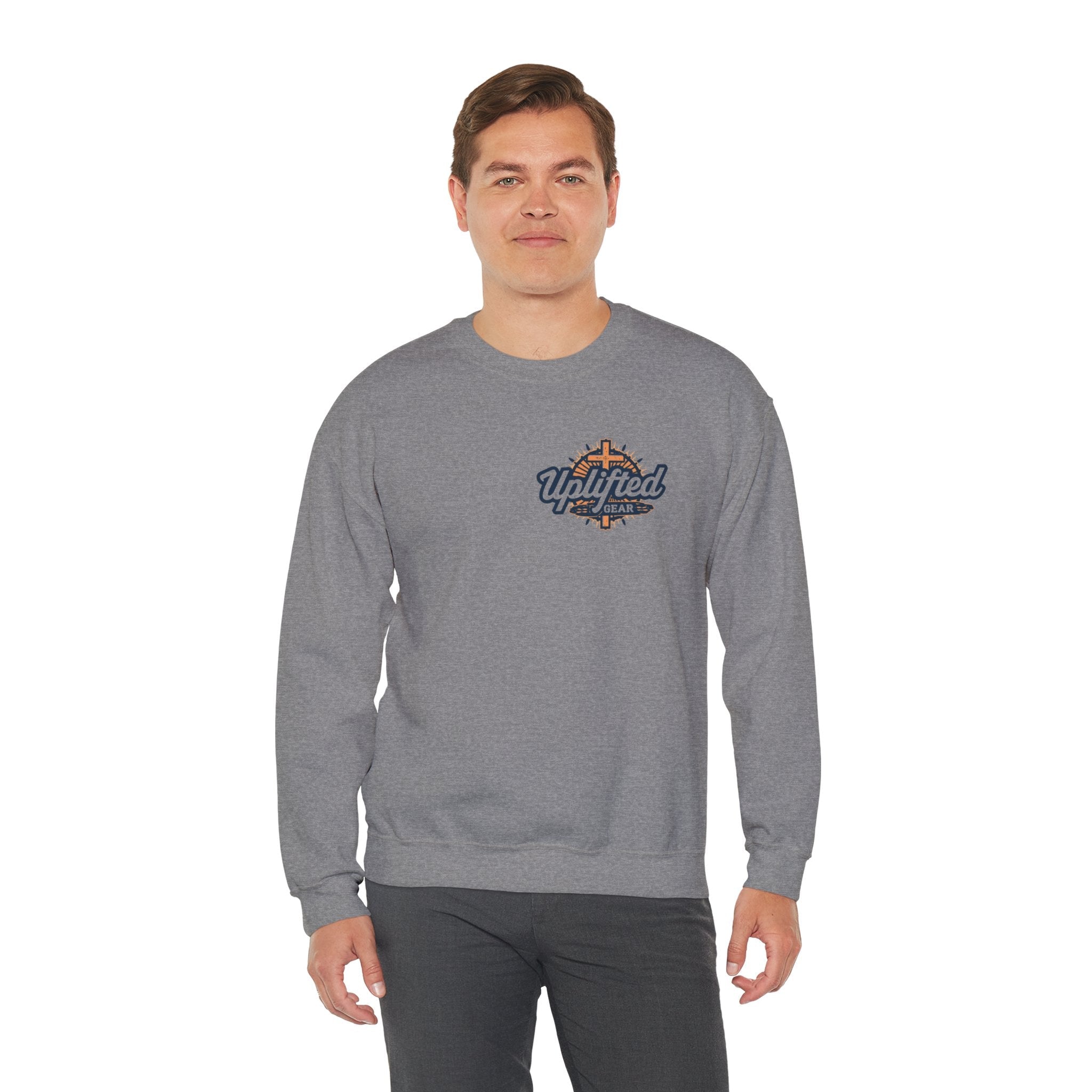 Theologian in Training Sweatshirt – Open Bible & Cross Christian Sweatshirt for Faithful Growth Printify
