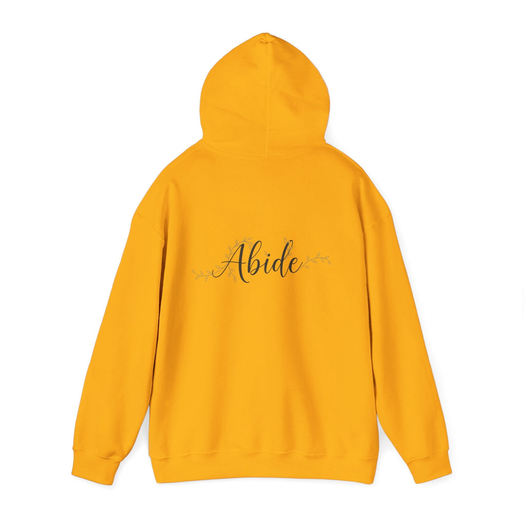 Abide Hoodie – Vine Wrapped John 15:5 Christian Hoodie for Cozy Devotion Printify