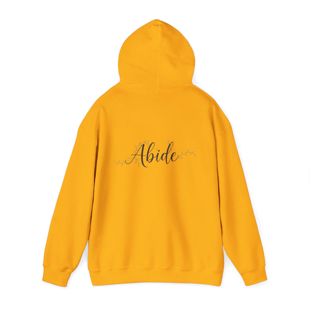 Abide Hoodie – Vine Wrapped John 15:5 Christian Hoodie for Cozy Devotion Printify