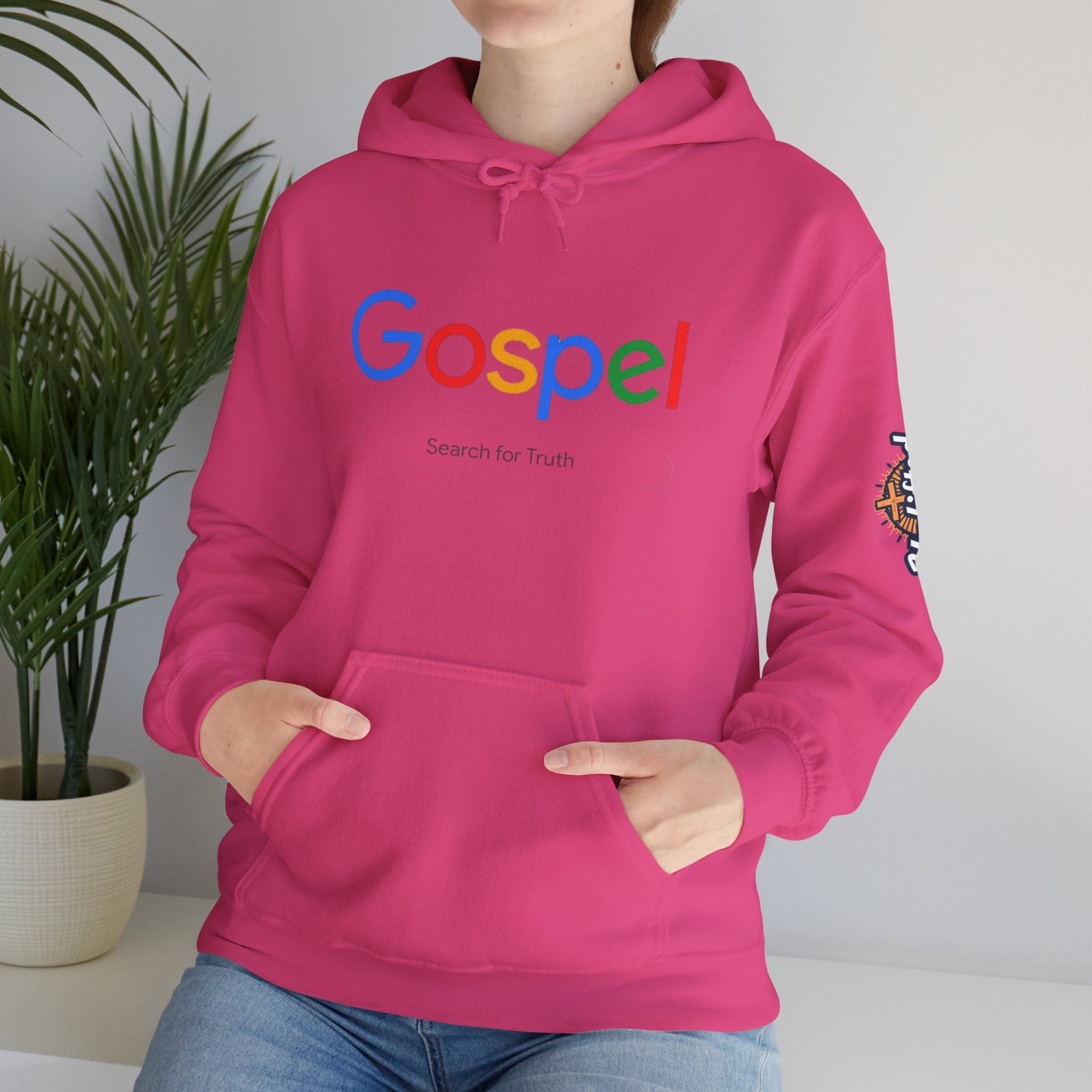 Gospel Hoodie — "Search for Truth" Christian Faith Pullover Printify