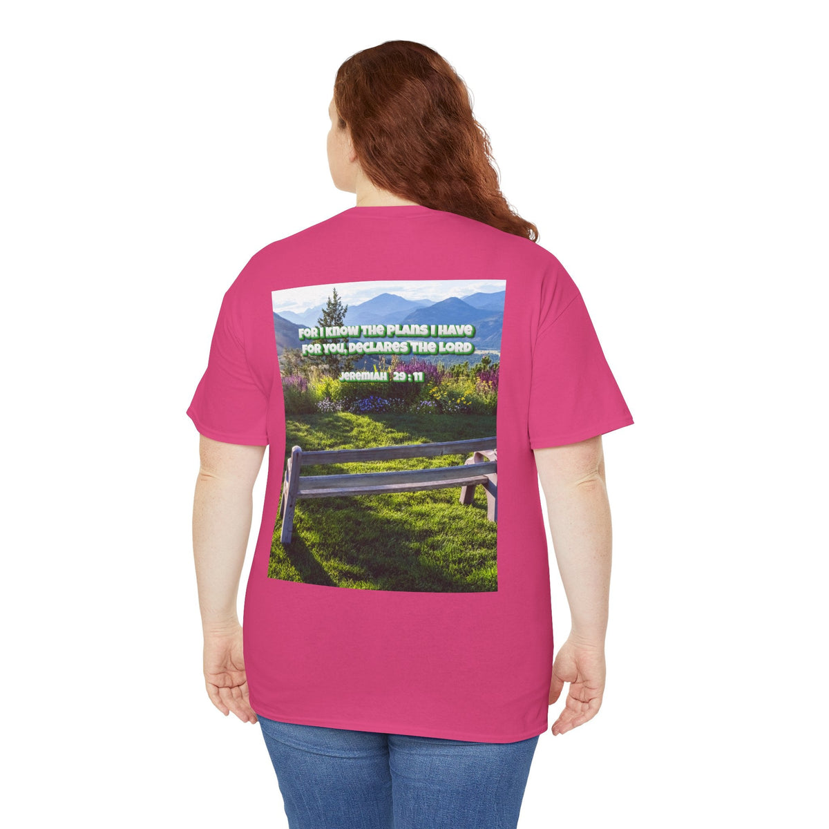 Bible Verse Unisex Tee -  Jeremiah 29 : 11 Printify