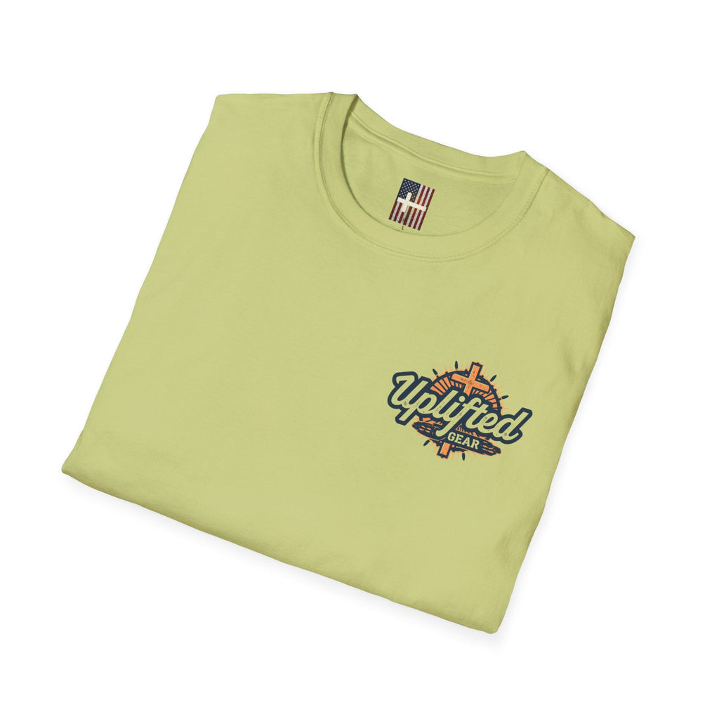 Jesus Is King T-shirt | Modern Typographic Cross Christian T-shirt Printify