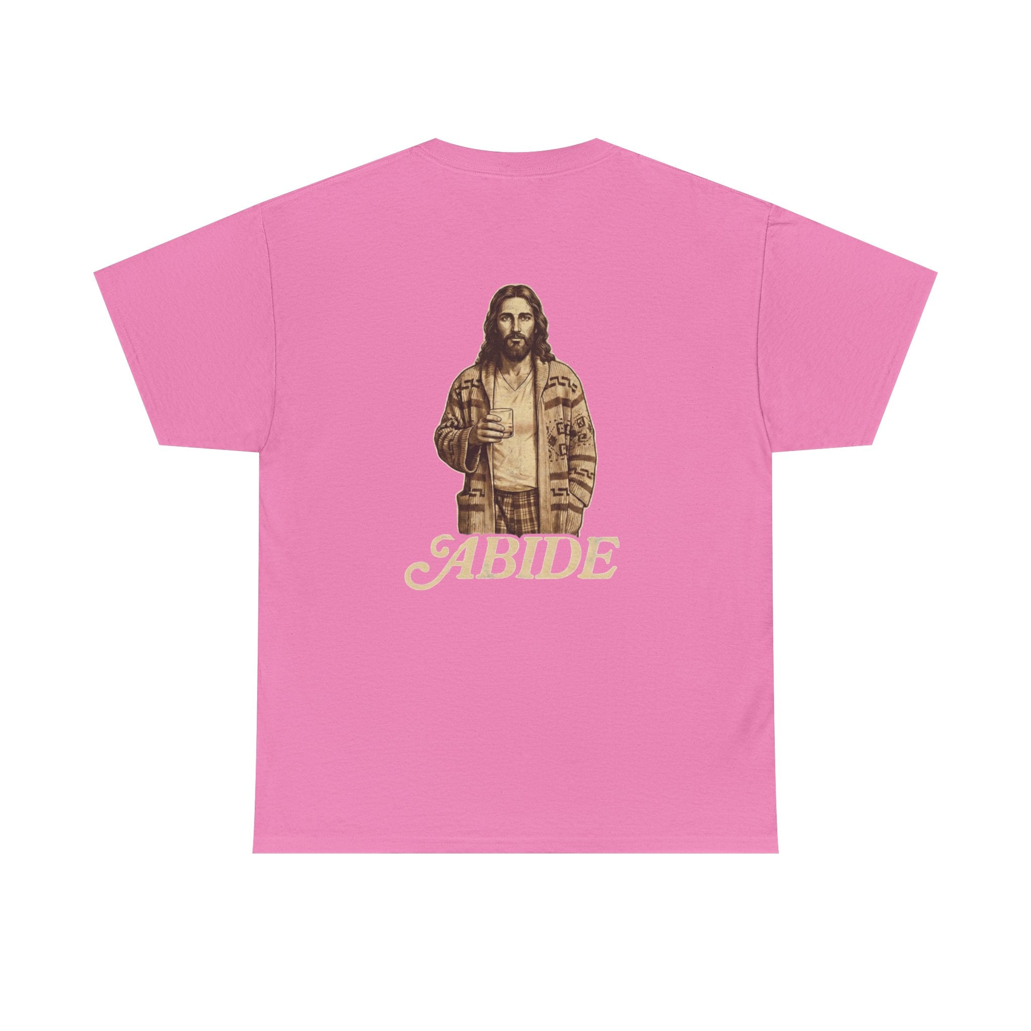 Abide Vintage Jesus Tee — "The Dude" Graphic Christian T-Shirt Printify