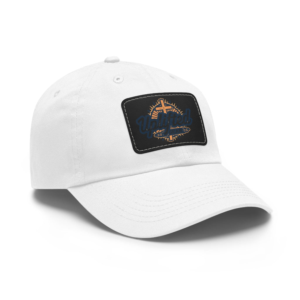 Uplifted Gear Dad Hat Christian Brand Rectangle Printify
