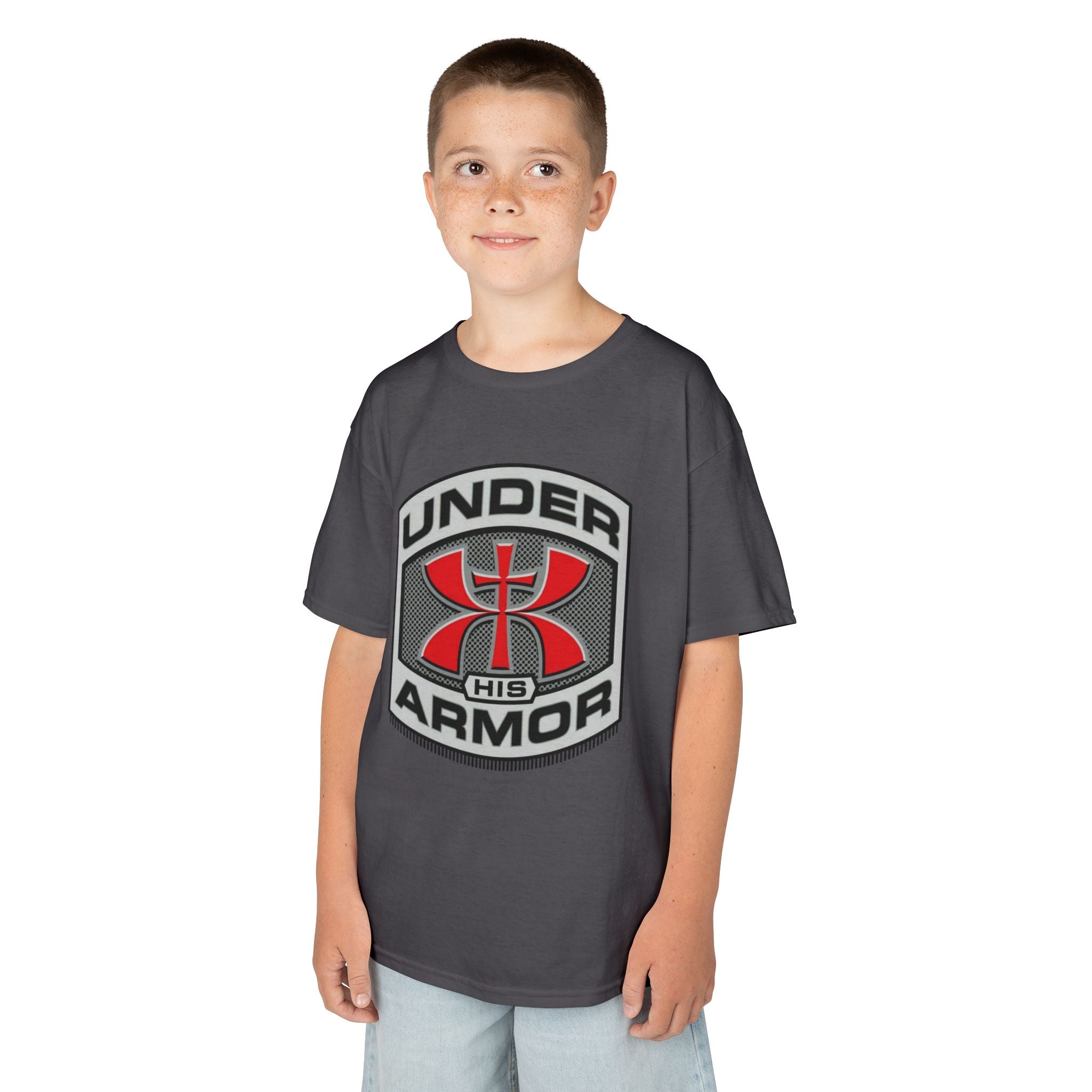 Under HIS Armor Christian T-Shirt — Faith-Inspired Under Armour Style Printify