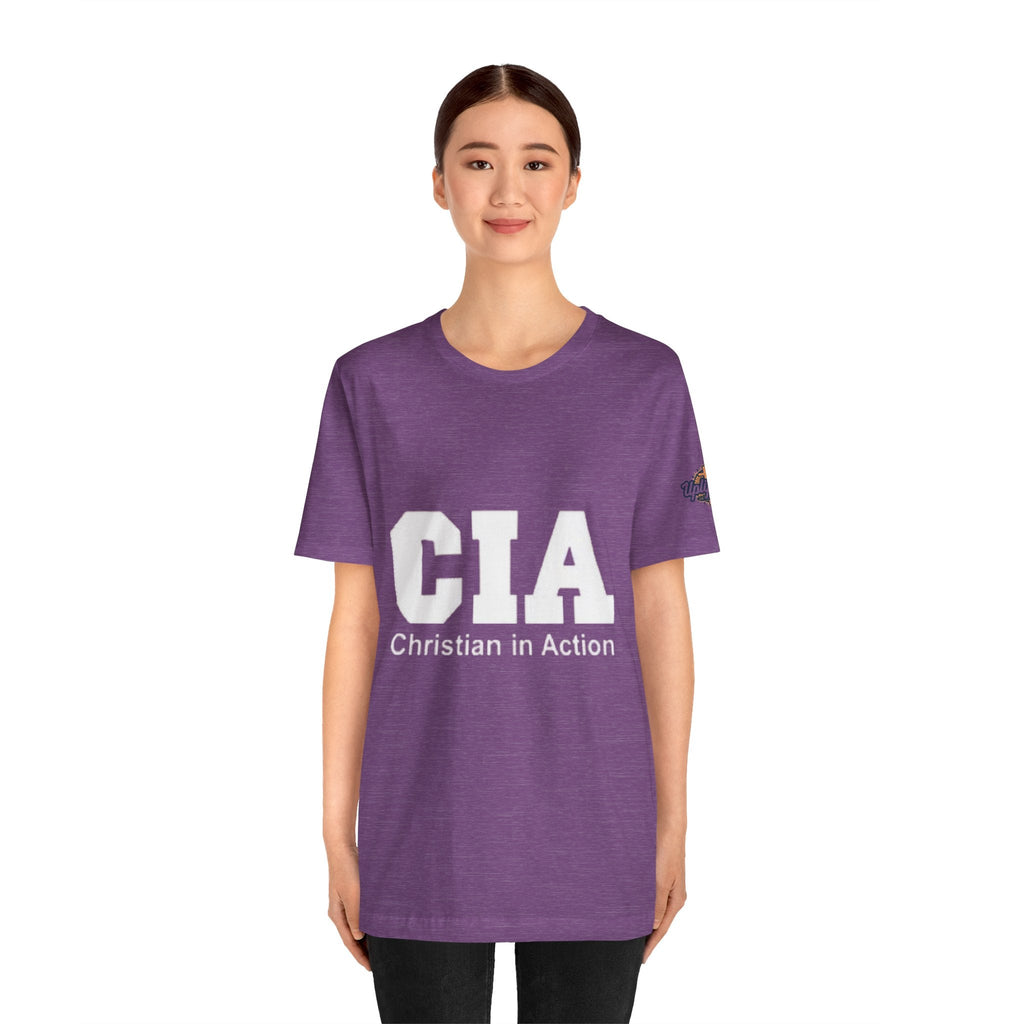 CIA Christian in Action T-shirt - Funny Faith Parody T-shirt - Mission Ready Apparel Printify