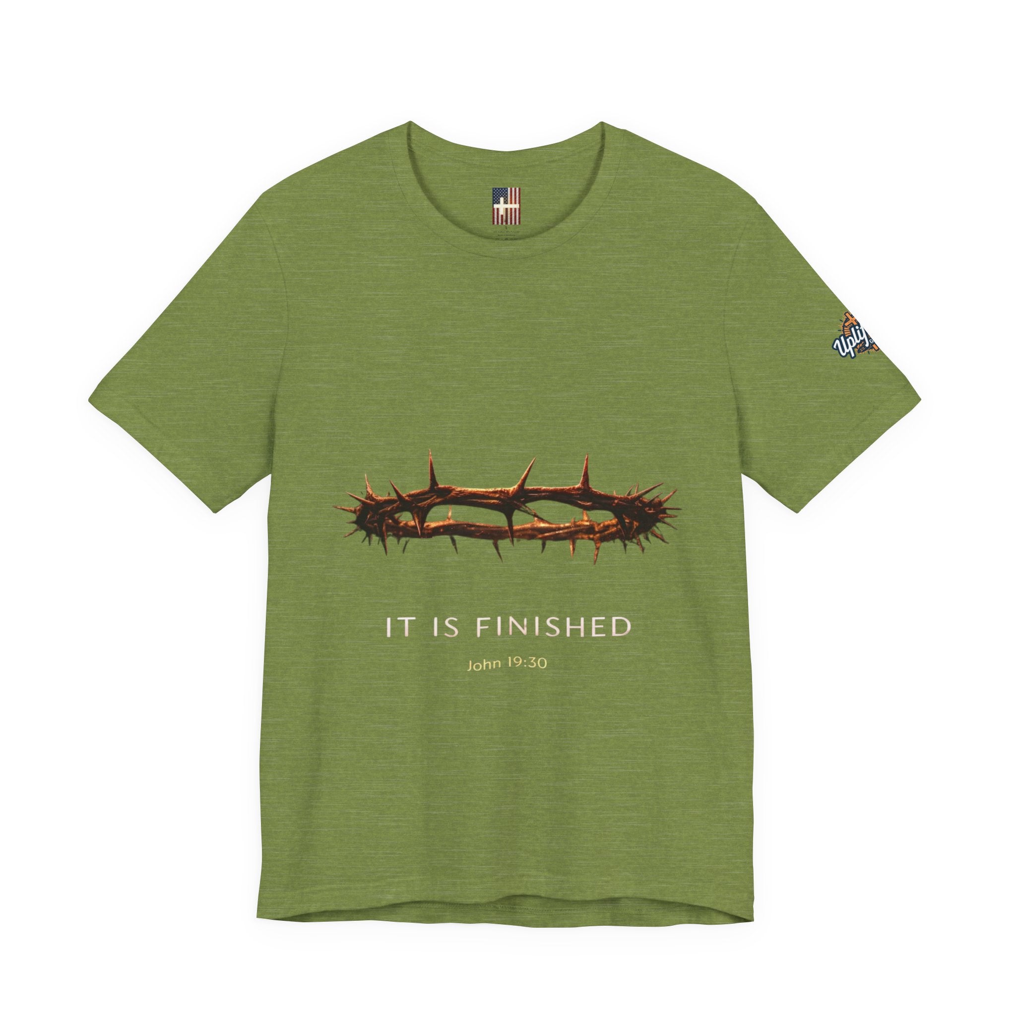 It Is Finished Crown of Thorns Tee — Christian John 19:30 Faith Shirt Printify