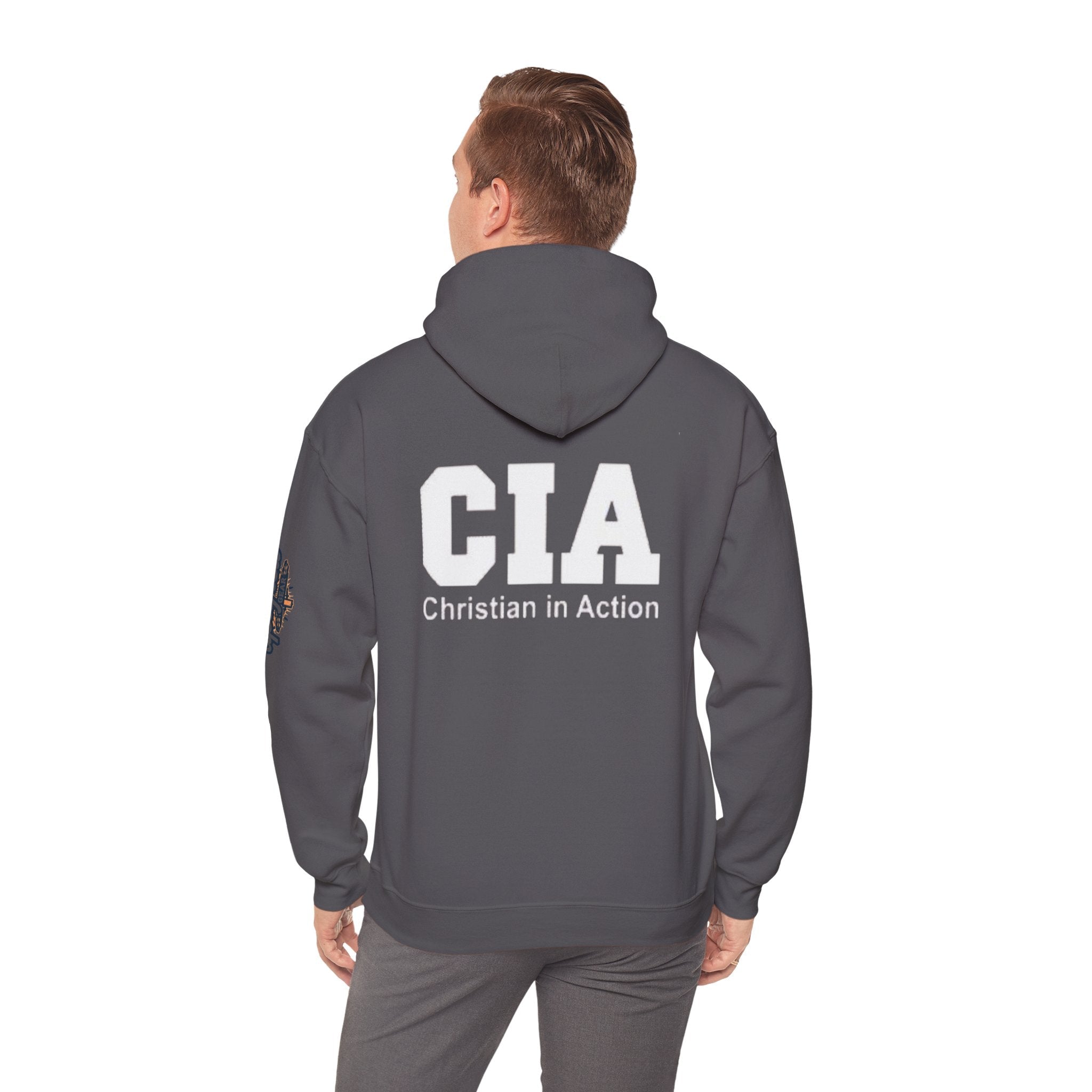 CIA Christian in Action Hoodie - Funny Faith Parody Hoodie - Mission Ready Apparel Printify