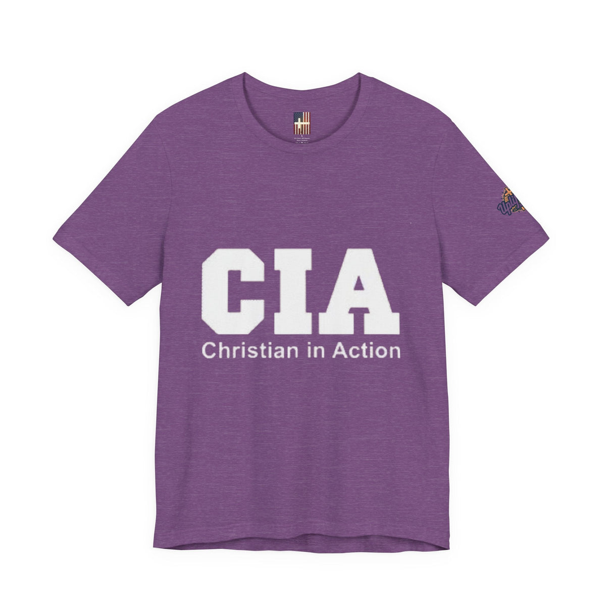 CIA Christian in Action T-shirt - Funny Faith Parody T-shirt - Mission Ready Apparel Printify