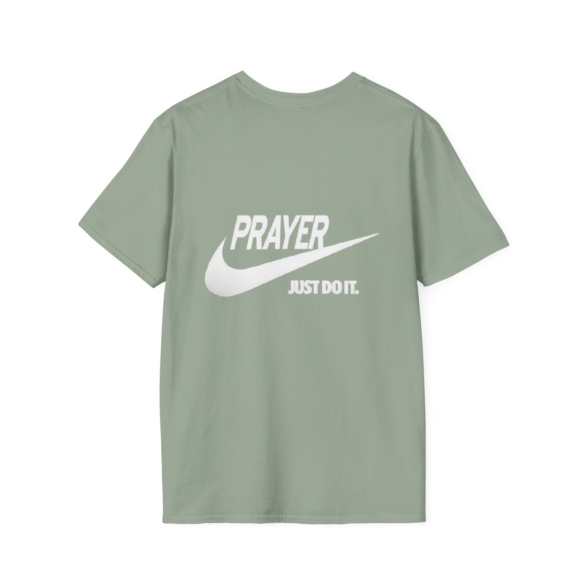 Prayer Just Do It T-shirt - Funny Christian Nike Parody T-shirt - Faith Gear Printify