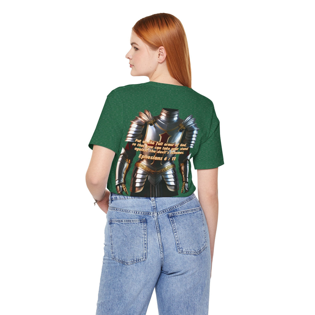 Religious Graphic Armor Of God Design - Unisex Jersey Short Sleeve Tee Printify