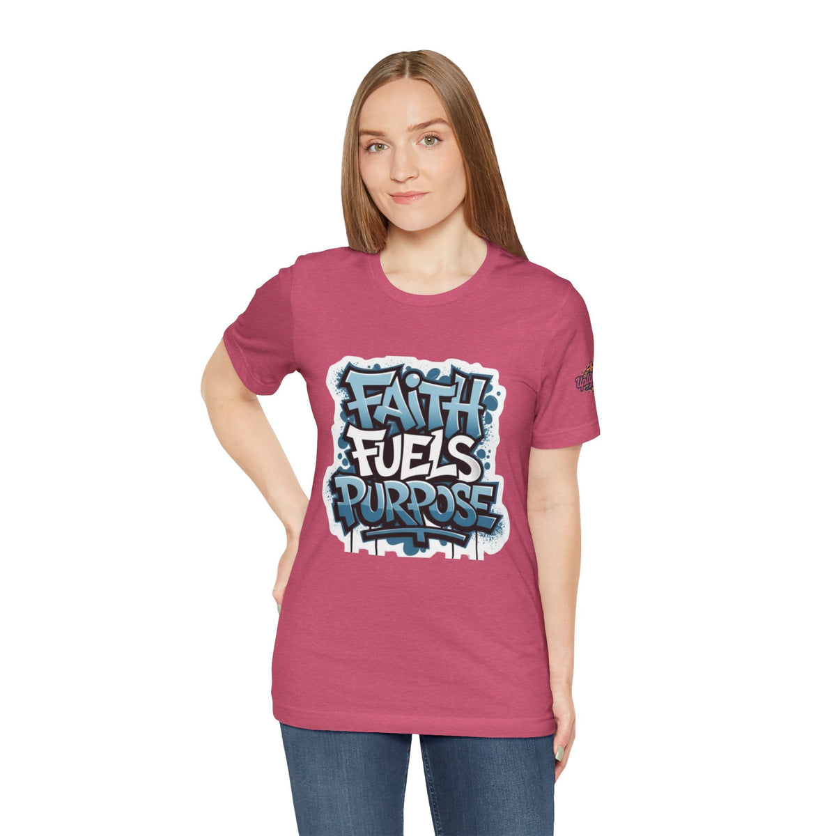 Faith Fuels Purpose T-shirt – Inspirational Christian T-shirt for Divine Drive & Unstoppable Belief Printify