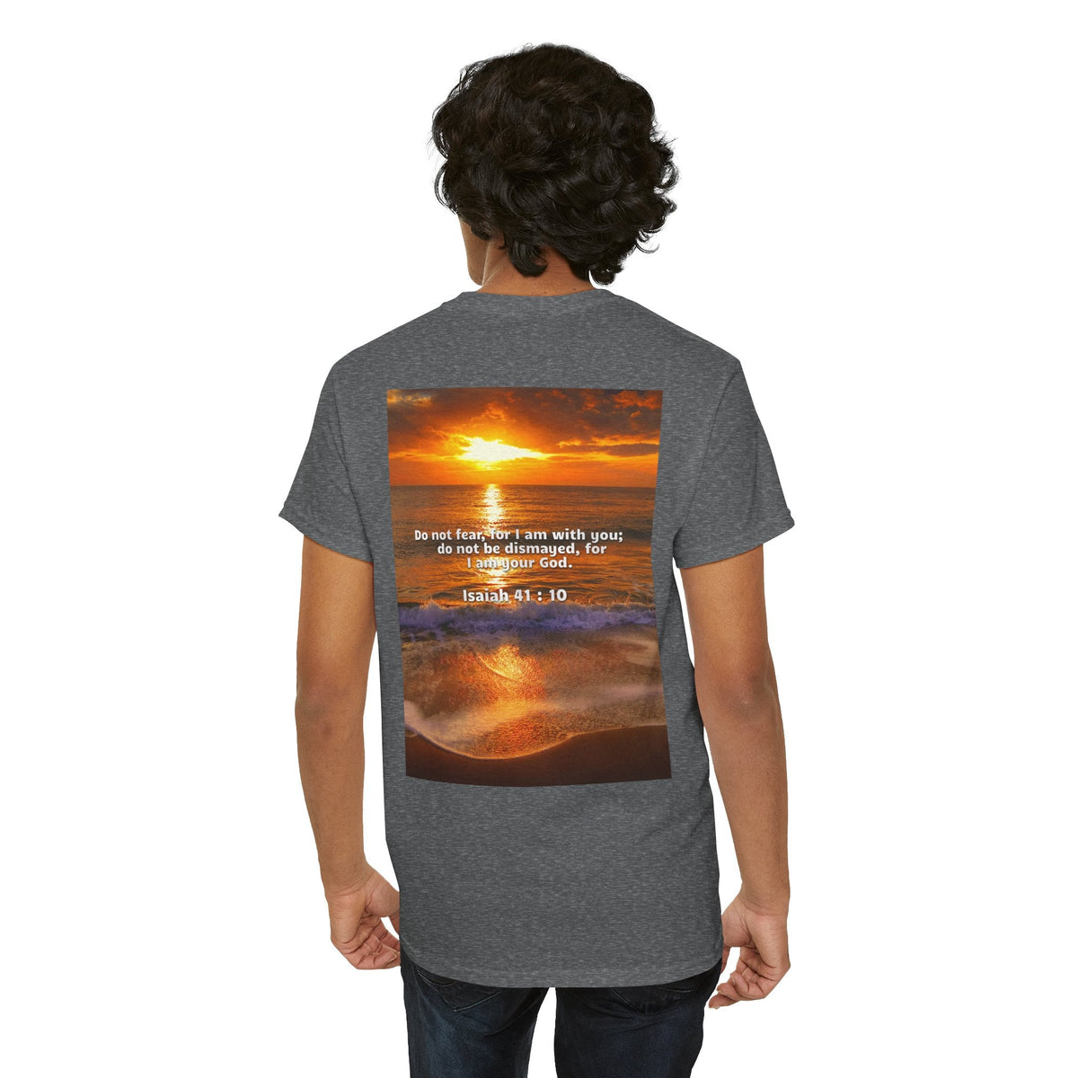 Bible Verse Unisex Tee -  Isaiah 41 : 10 Printify
