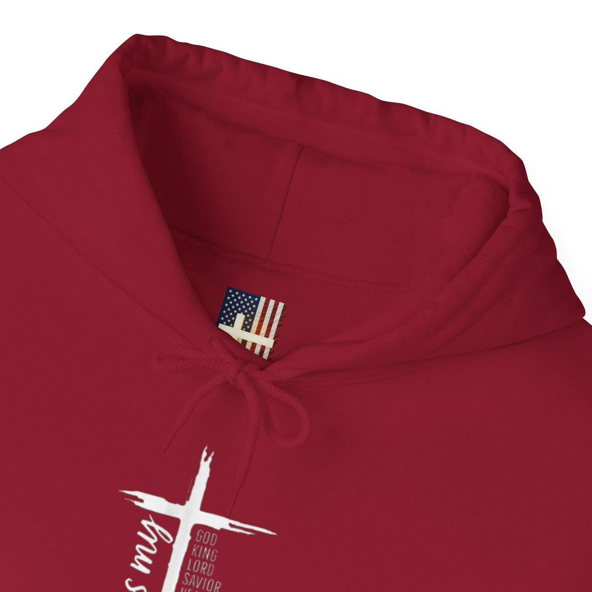 Jesus Is My Everything Hoodie – Cross List God King Lord Savior Christian Sweatshirt for Total Surrender Faith Printify