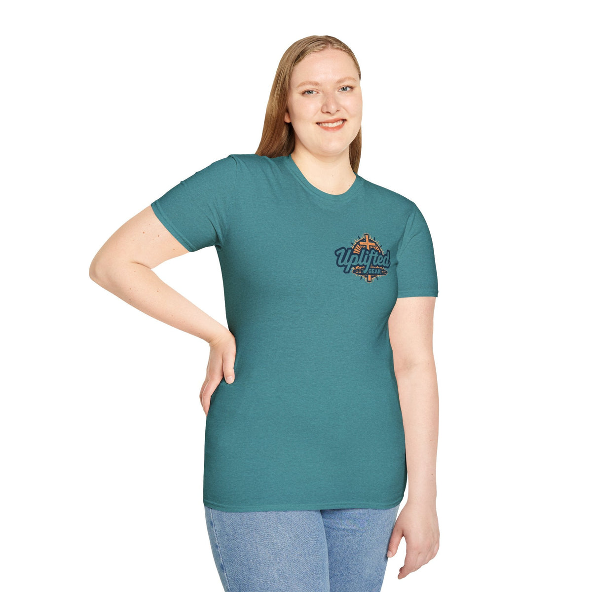 Religious Graphic Armor Of God Design - Unisex Softstyle T-Shirt Printify