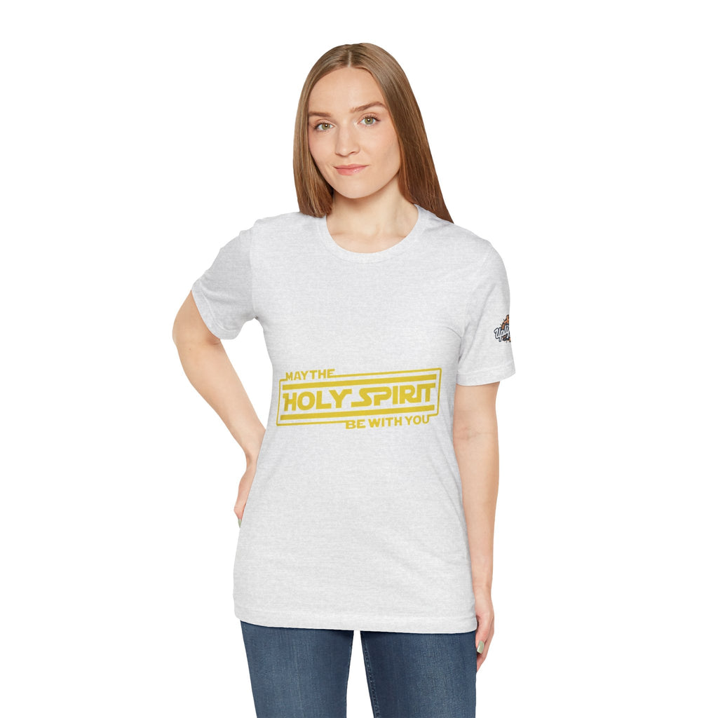 May the Holy Spirit Be With You T-shirt - Christian Star Wars Parody T-shirt Printify