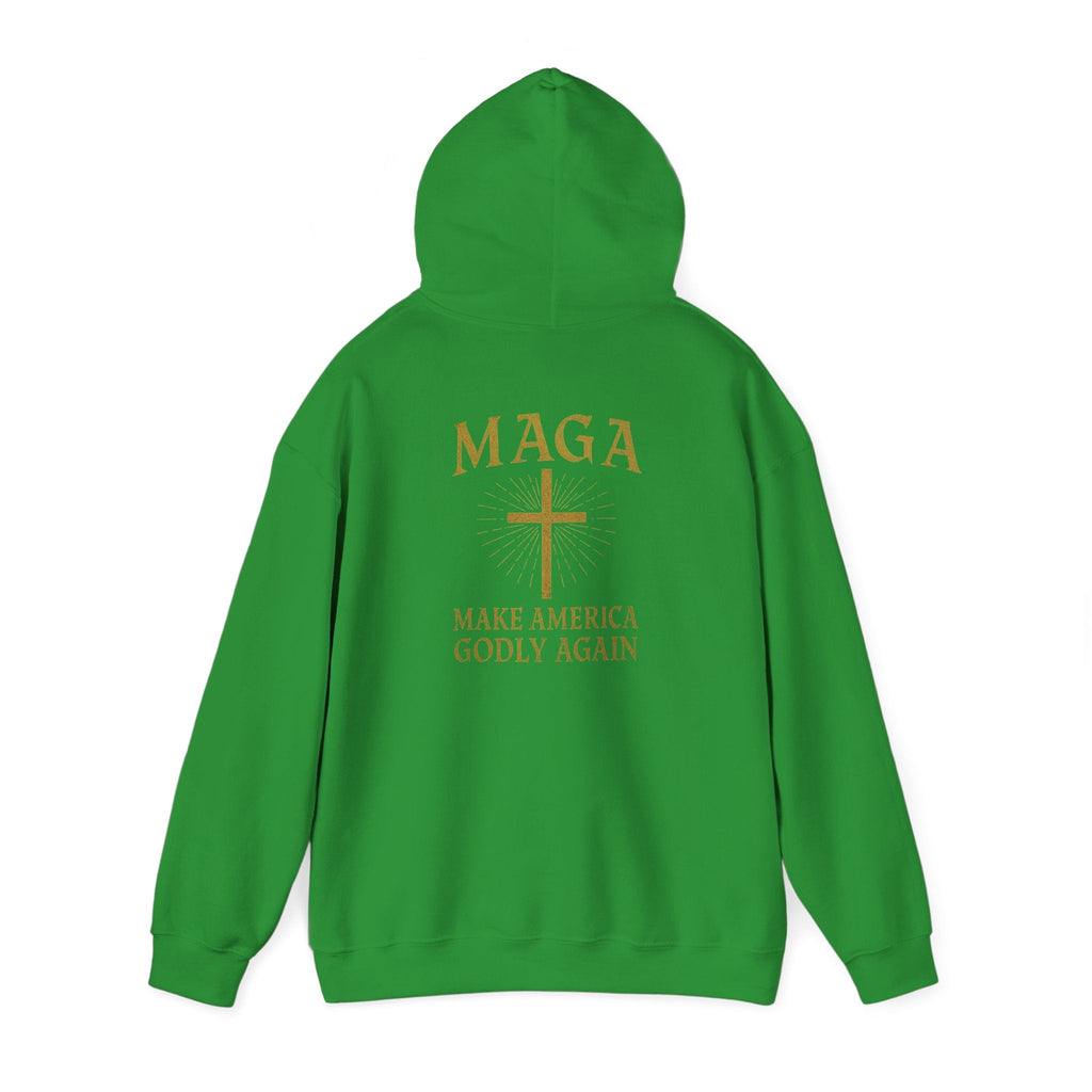 Make America Godly Again Hoodie – MAGA Christian Patriotic Sweatshirt for Biblical Values & Freedom Printify