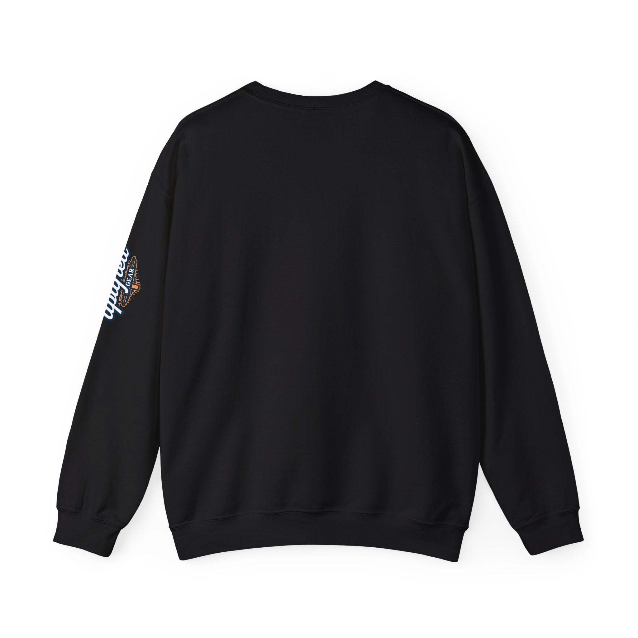 iPray Apple Logo Sweatshirt — Funny Christian Sweatshirt (Minimal Red Apple Graphic) Printify
