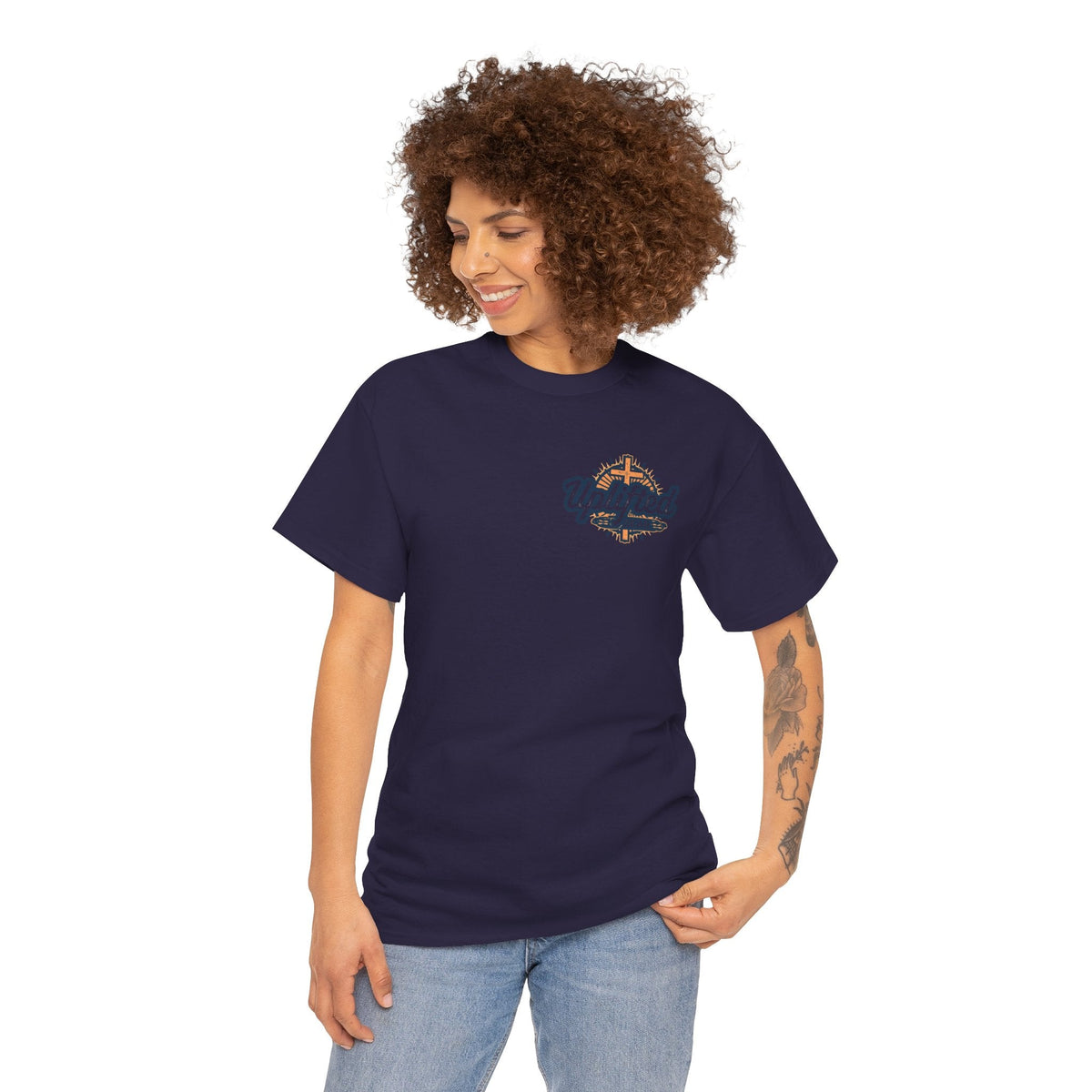 Religious Graphic Armor Of God Design - Unisex Heavy Cotton Tee Printify