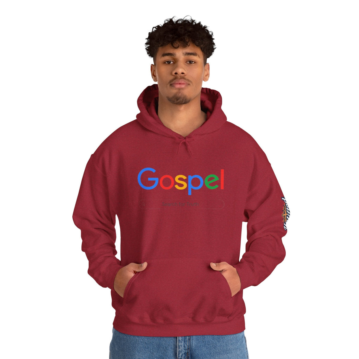 Gospel Hoodie — "Search for Truth" Christian Faith Pullover Printify