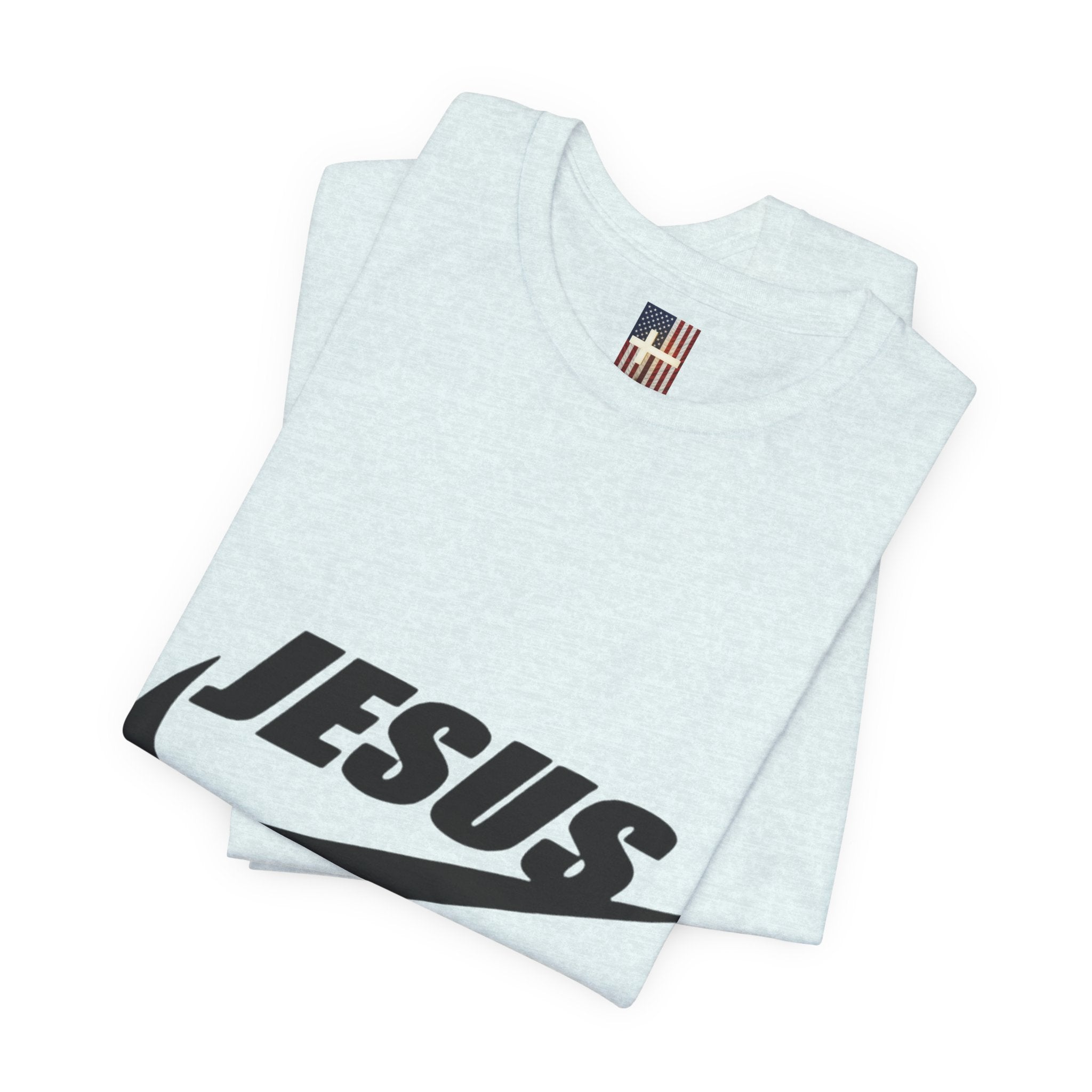Jesus Did It T-shirt - Funny Christian Parody T-shirt - Faith & Victory Apparel Printify