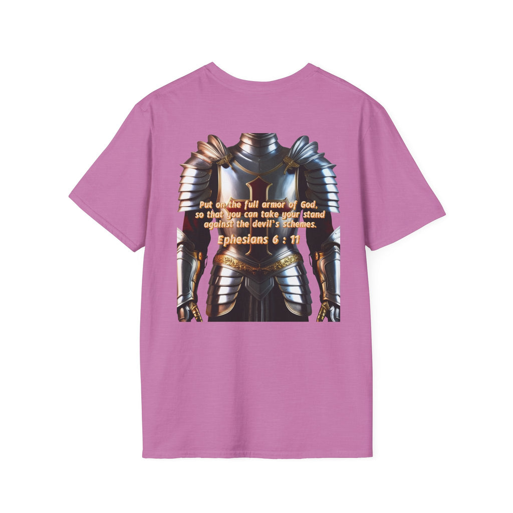 Religious Graphic Armor Of God Design - Unisex Softstyle T-Shirt Printify