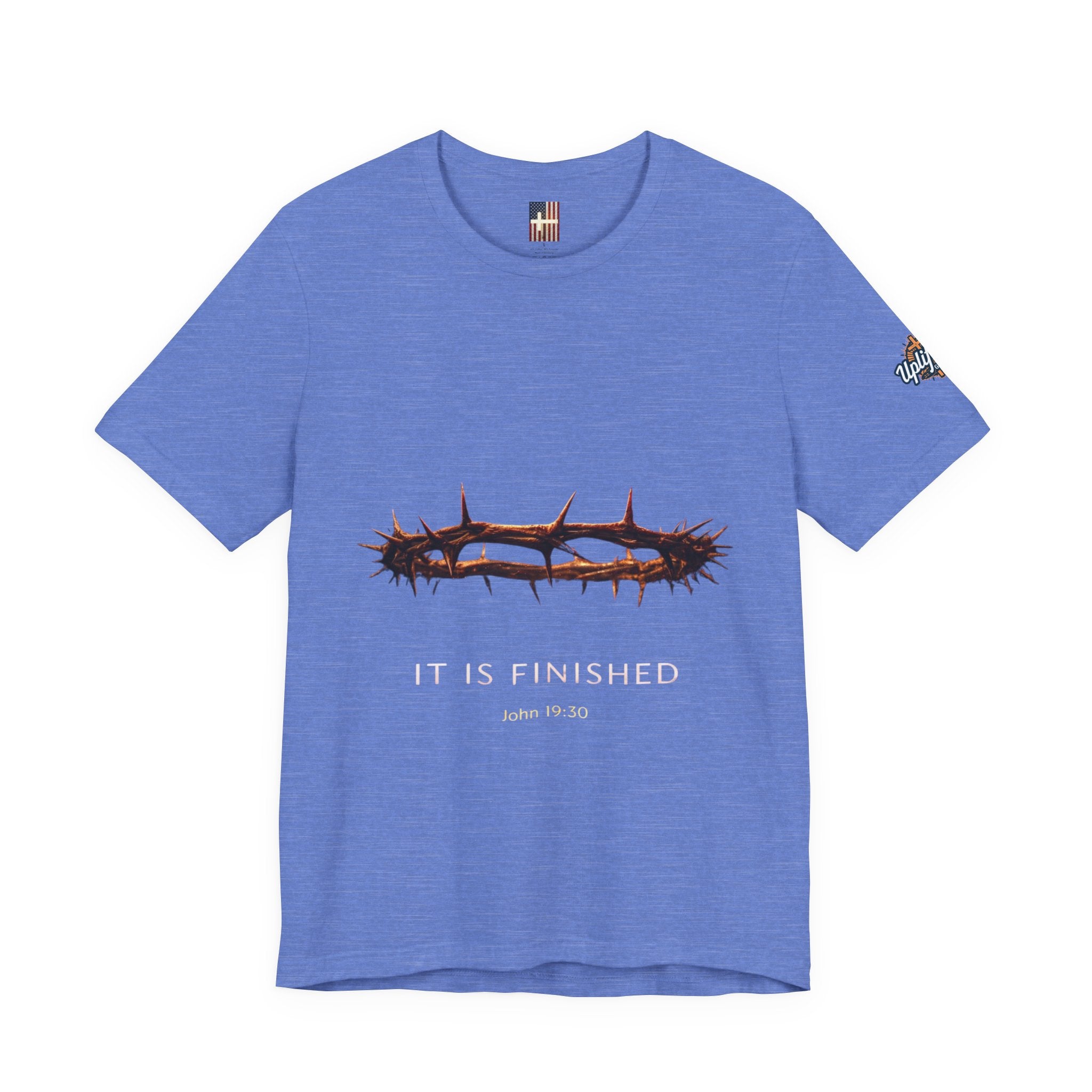 It Is Finished Crown of Thorns Tee — Christian John 19:30 Faith Shirt Printify
