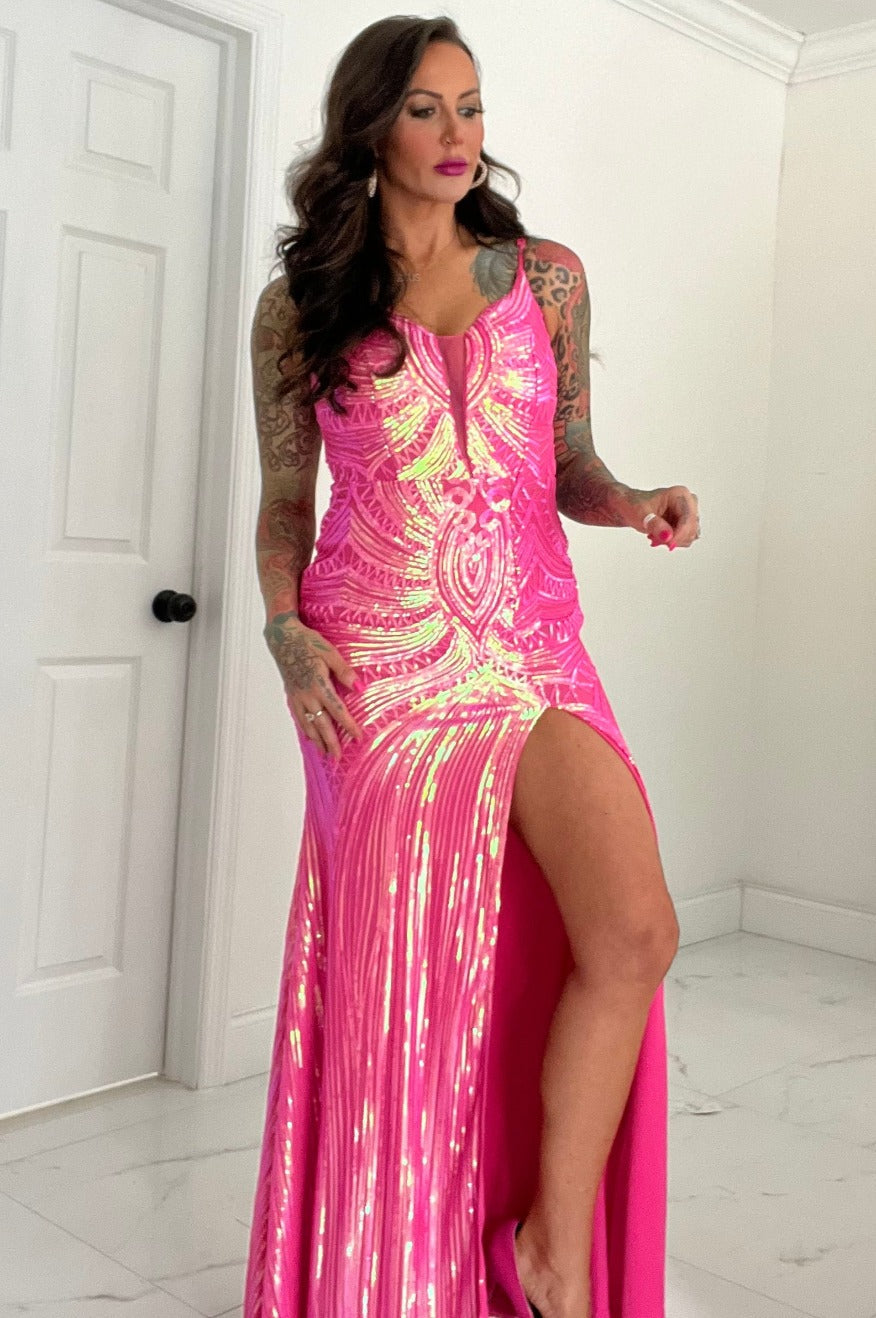 Barbie hot pink gala gown Pretty Little Patriot