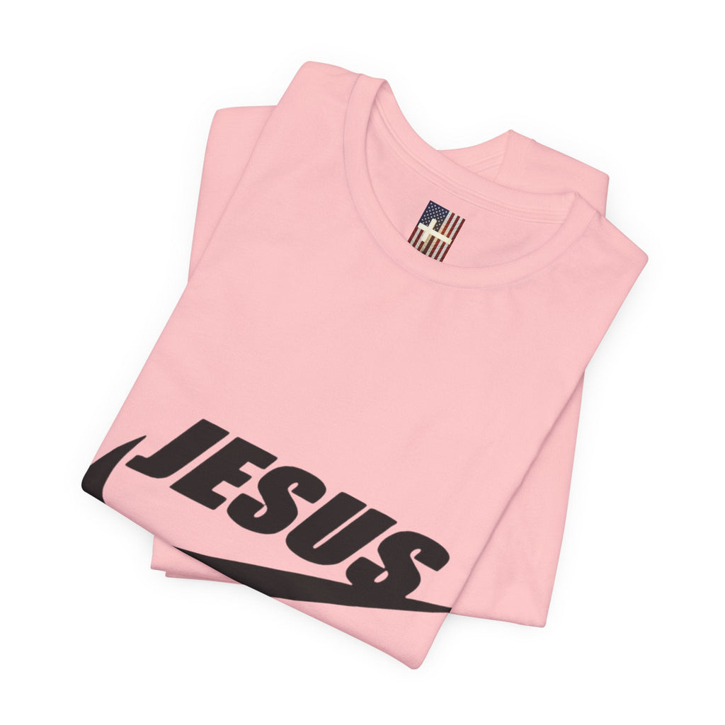 Jesus Did It T-shirt - Funny Christian Parody T-shirt - Faith & Victory Apparel Printify