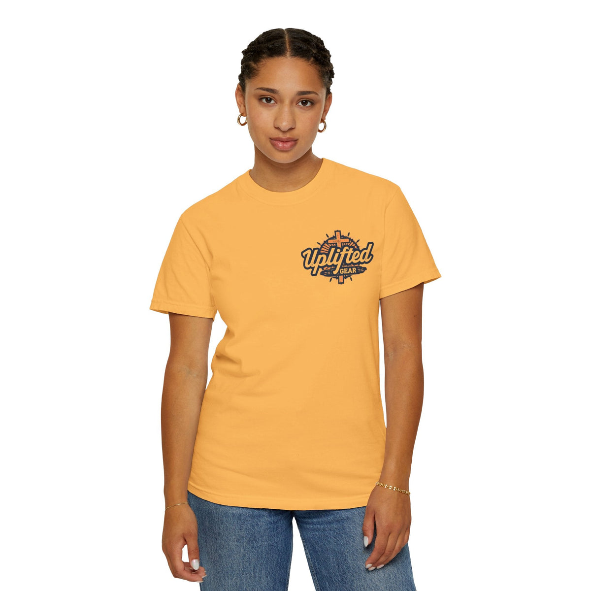 Religious Graphic Armor Of God Design - Unisex Garment-Dyed T-shirt Printify