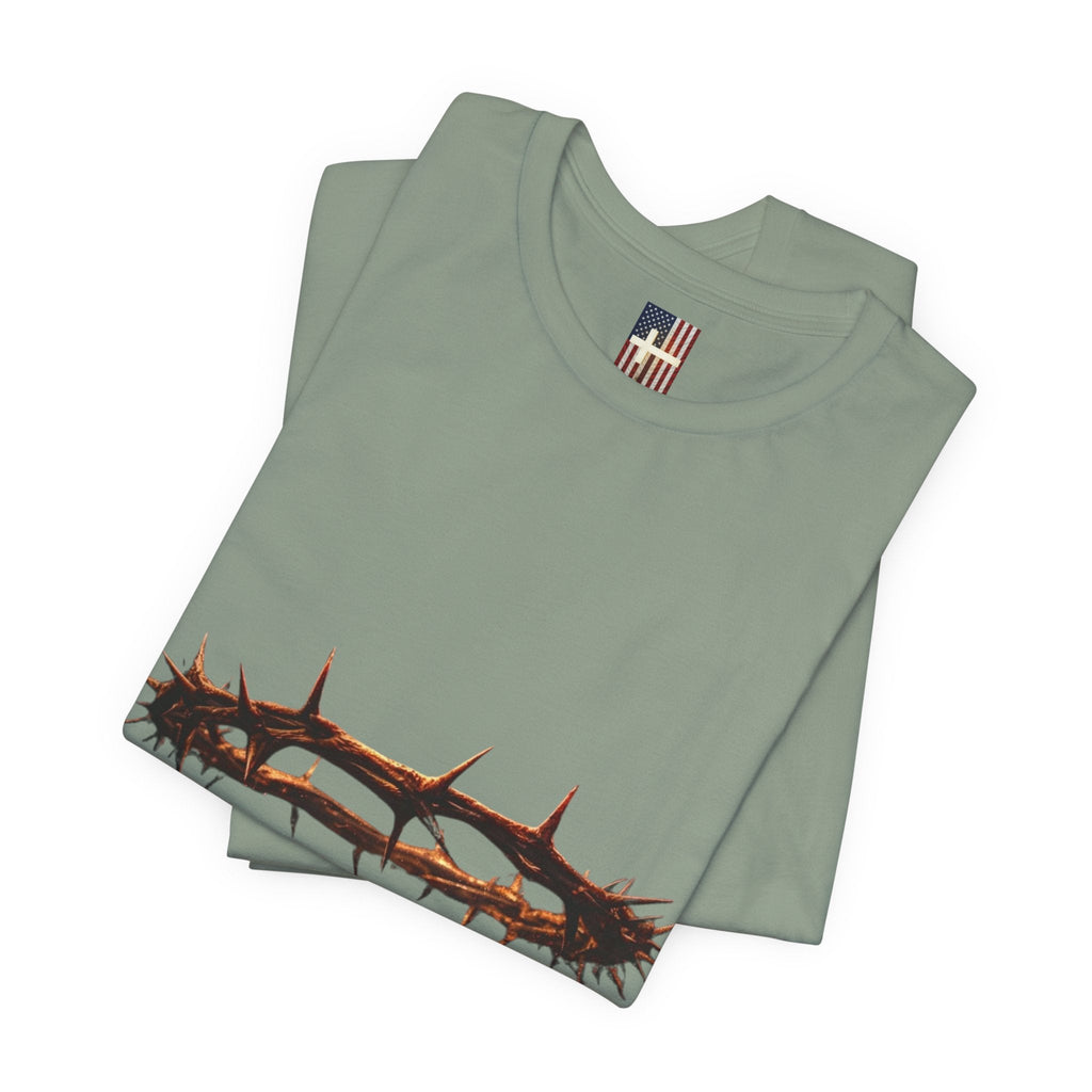 It Is Finished Crown of Thorns Tee — Christian John 19:30 Faith Shirt Printify
