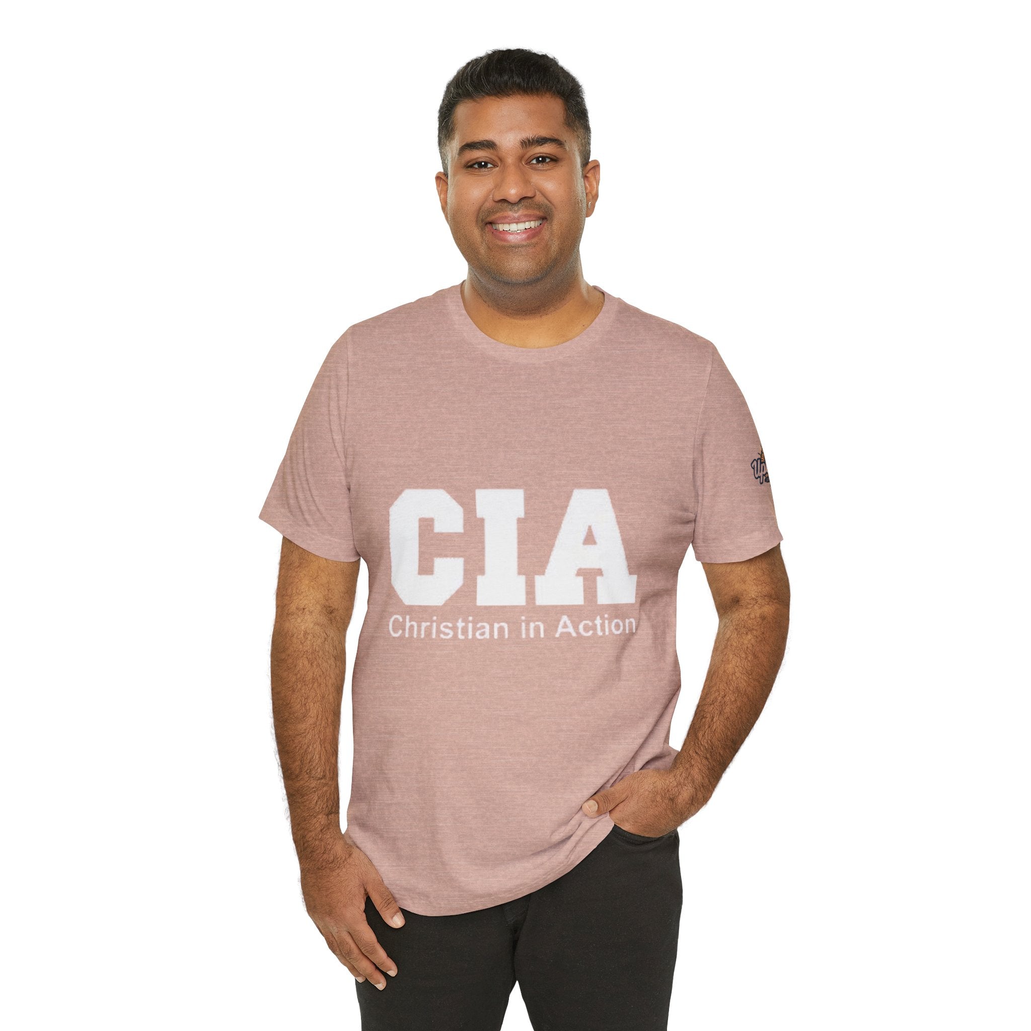 CIA Christian in Action T-shirt - Funny Faith Parody T-shirt - Mission Ready Apparel Printify