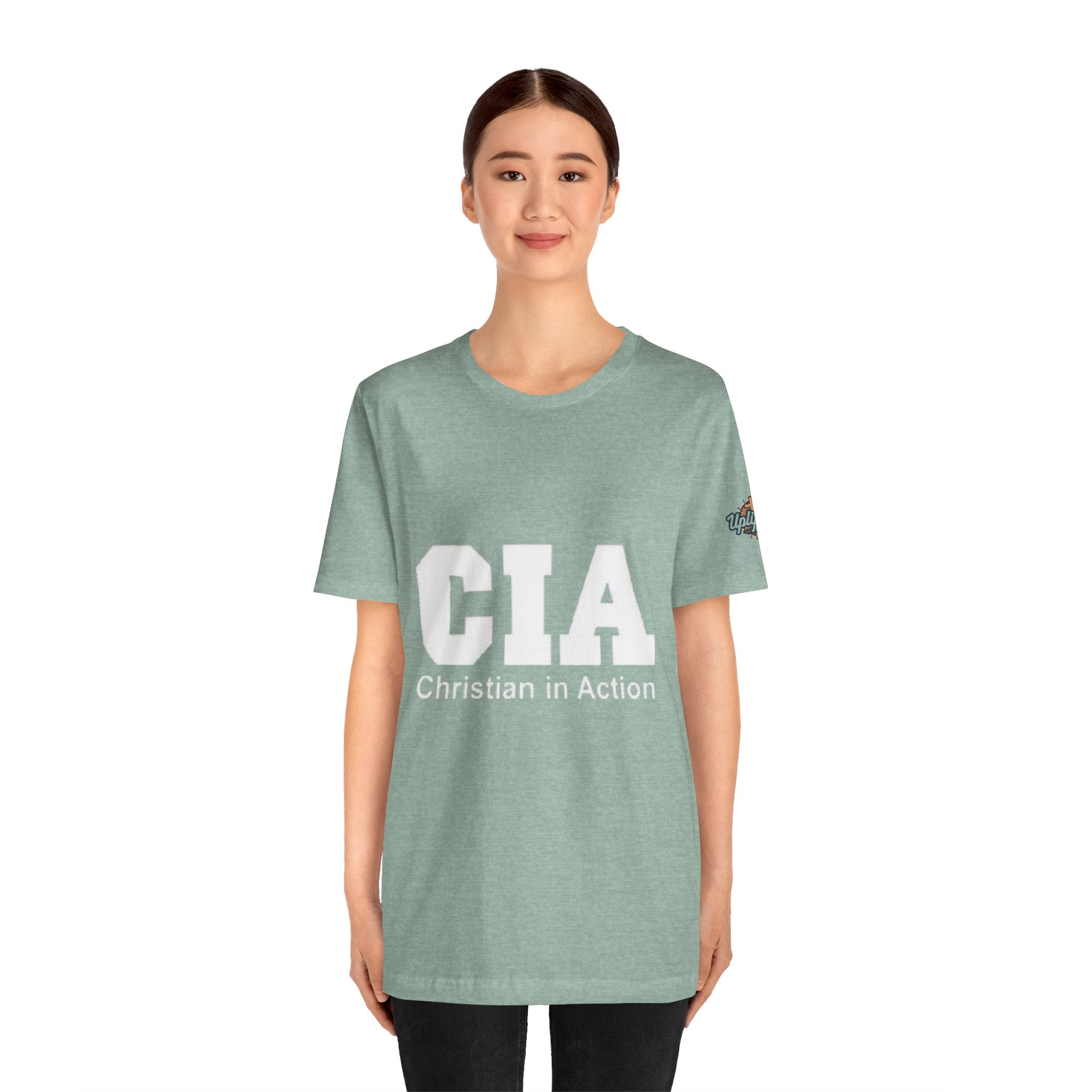 CIA Christian in Action T-shirt - Funny Faith Parody T-shirt - Mission Ready Apparel Printify