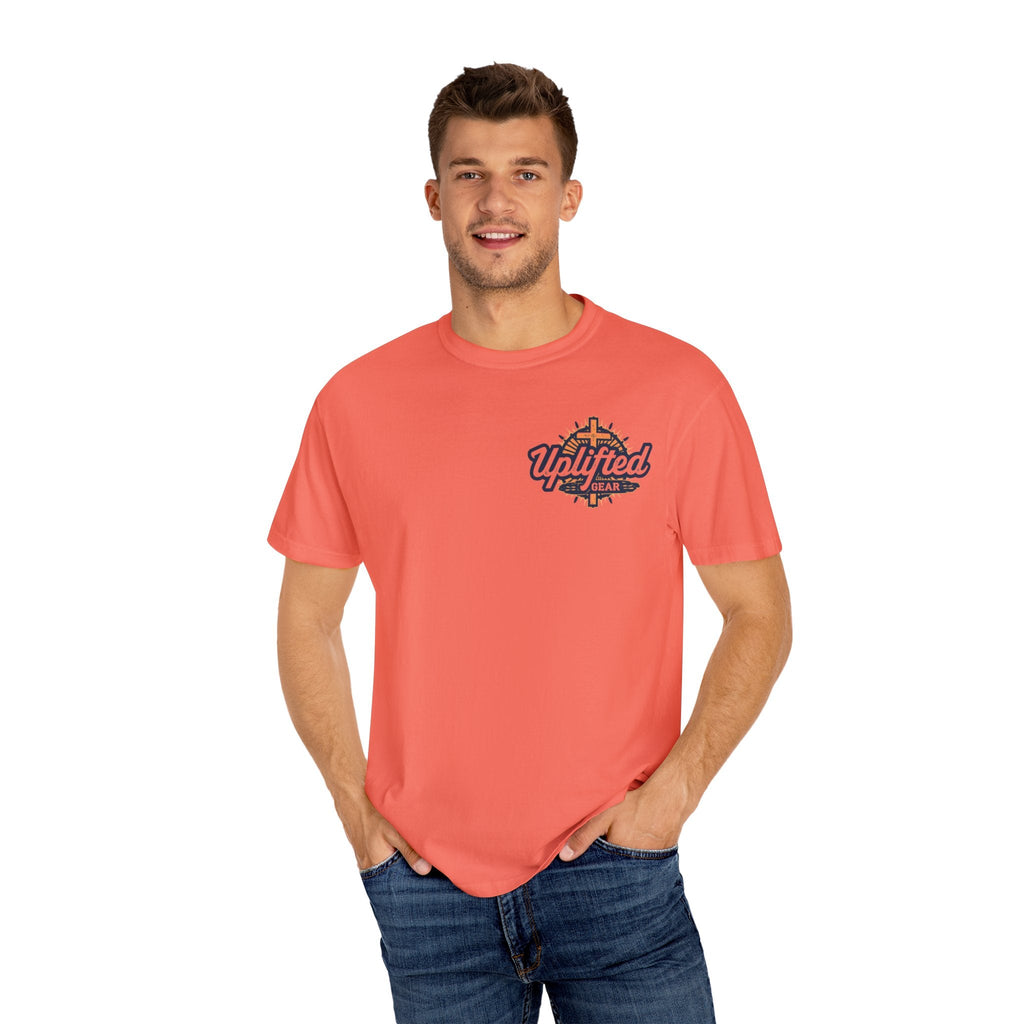 Trust in The Lord Proverbs 3:5-6 Biblical Design Unisex Garment-Dyed T-shirt Printify