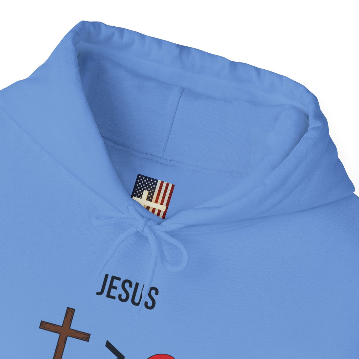 🎄 Jesus > Santa – Minimalist Christian Christmas Hoodie | Bold Faith Over Holiday Tee | Cross vs Santa Hat Design | Uplifted Gear Printify
