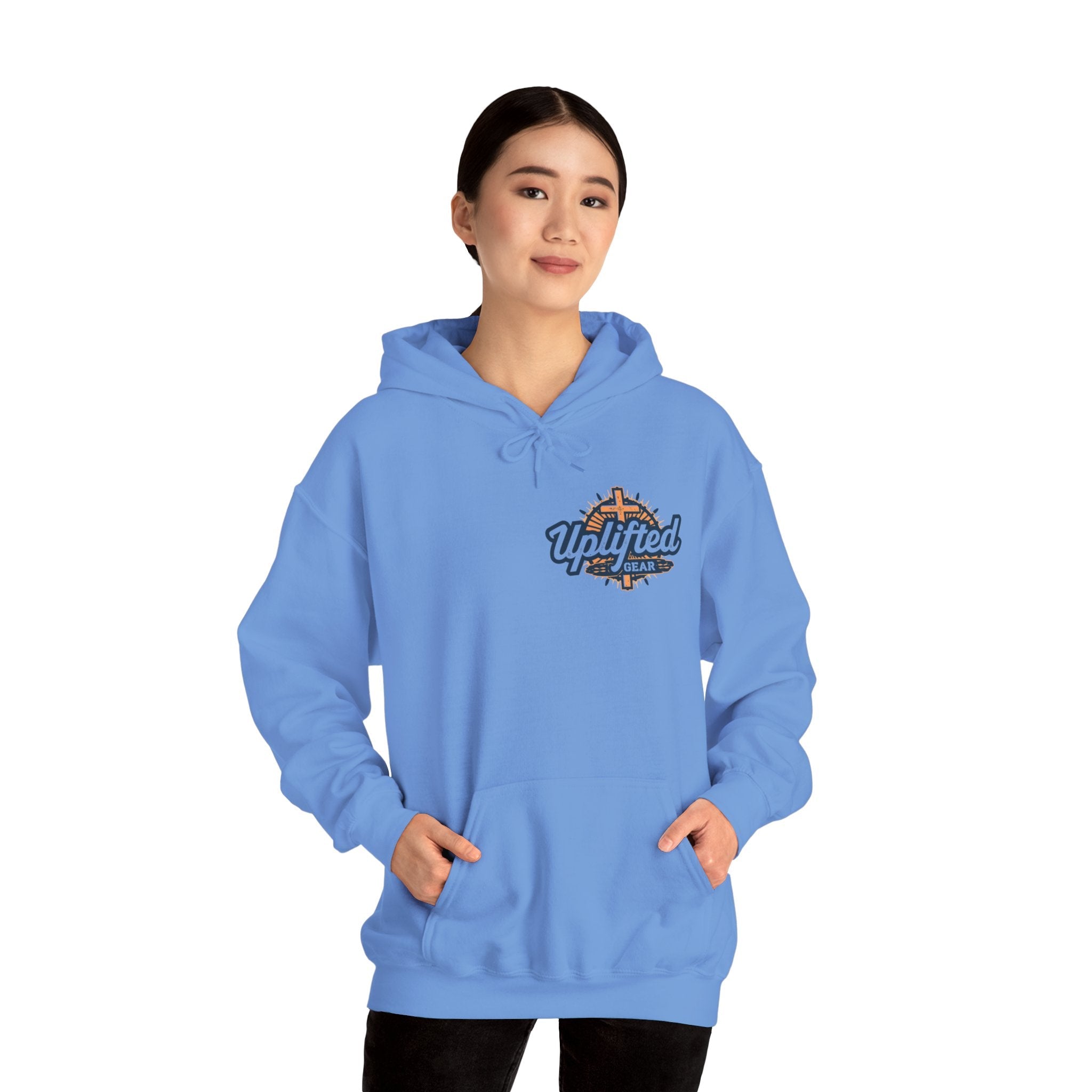 Bible Verse Unisex Heavy Blend™ Hooded Sweatshirt - Philippians 4 : 13 Printify