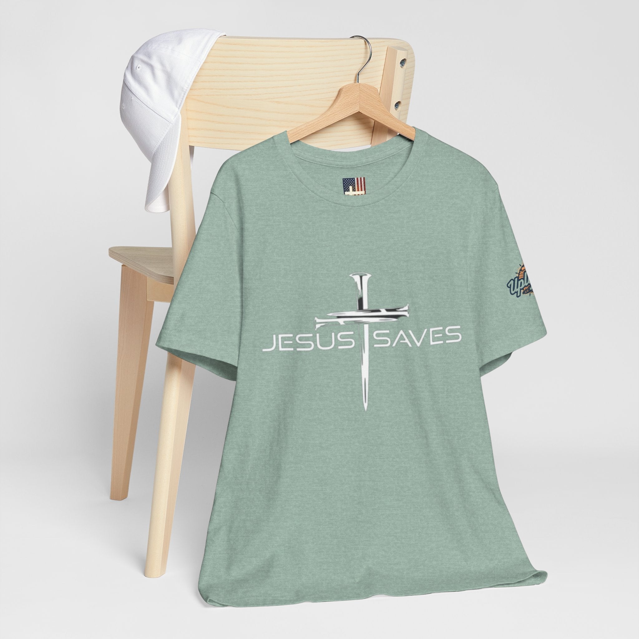 Copy of Jesus Saves T-shirt – 3 Nails Crucifix Cross Christian T-shirt for Redemption Faith & Bold Salvation Printify