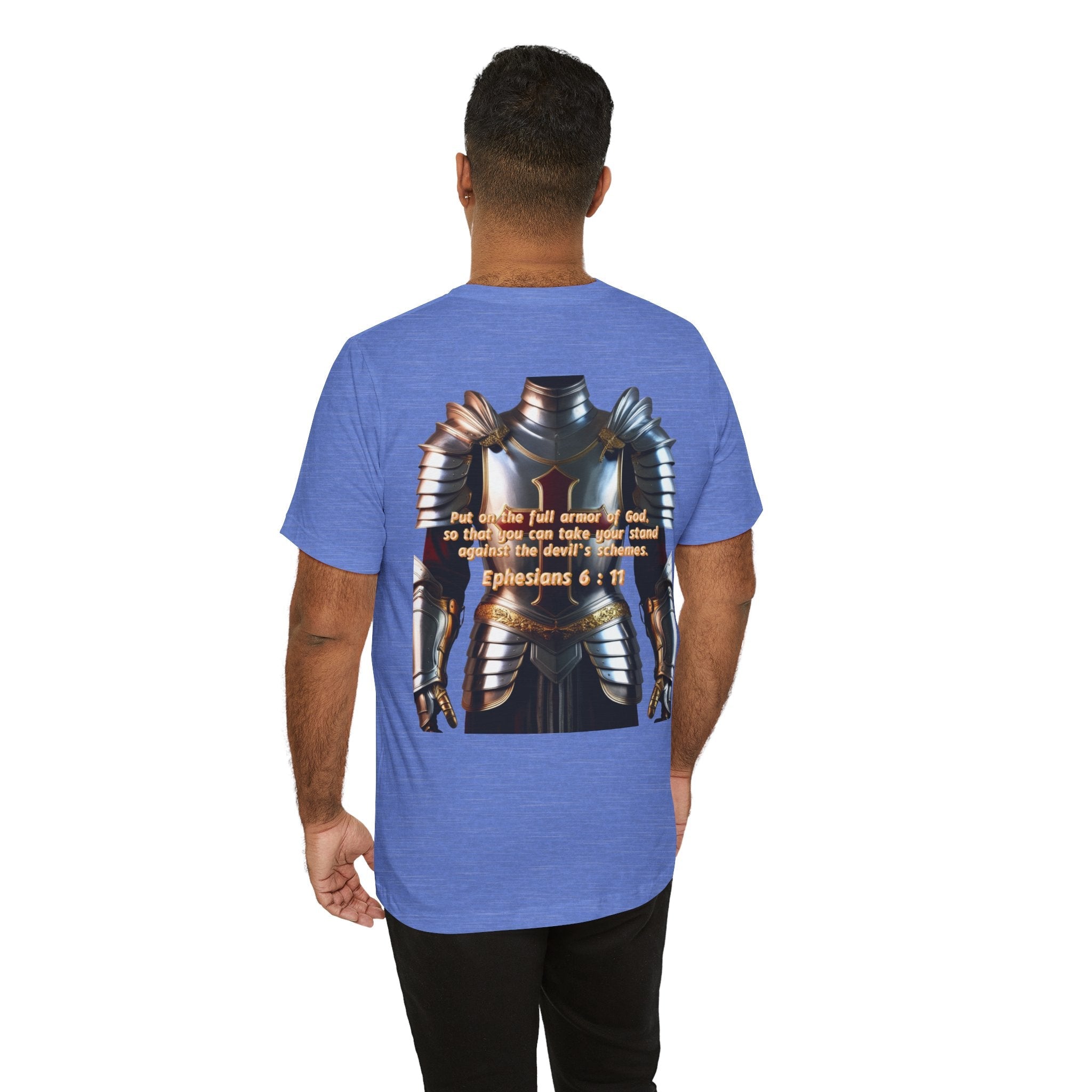 Religious Graphic Armor Of God Design - Unisex Jersey Short Sleeve Tee Printify